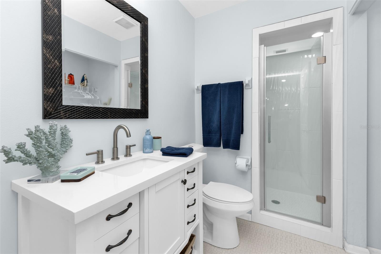 Updated guest bathroom