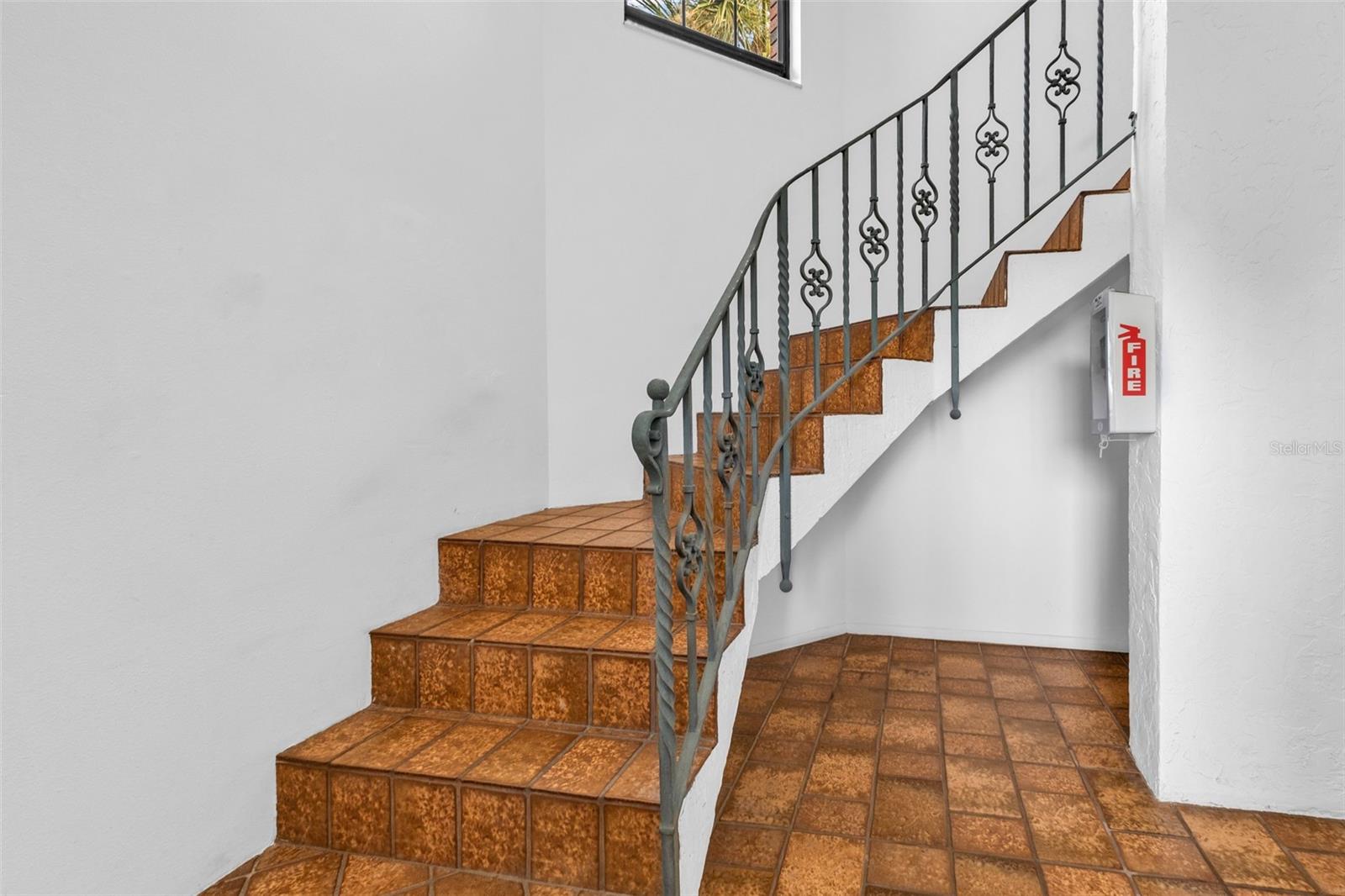 Located on the second floor.