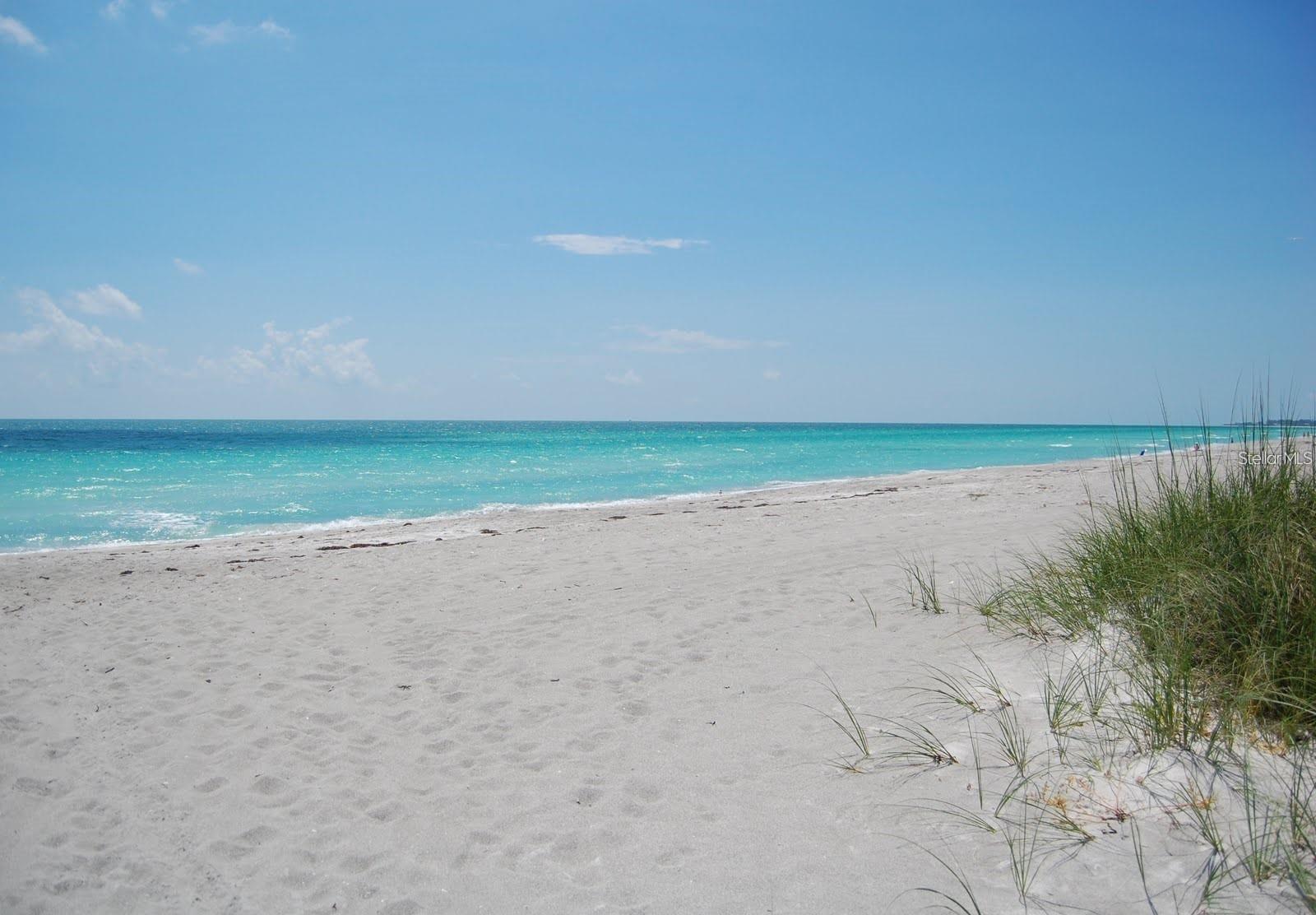 Beautiful beach just steps away