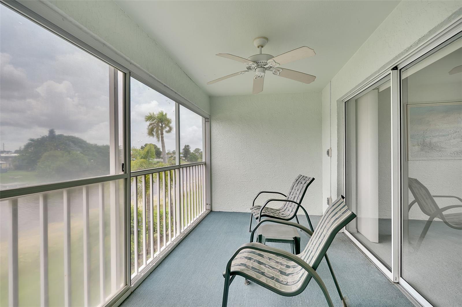 Private Lanai with Lake Views