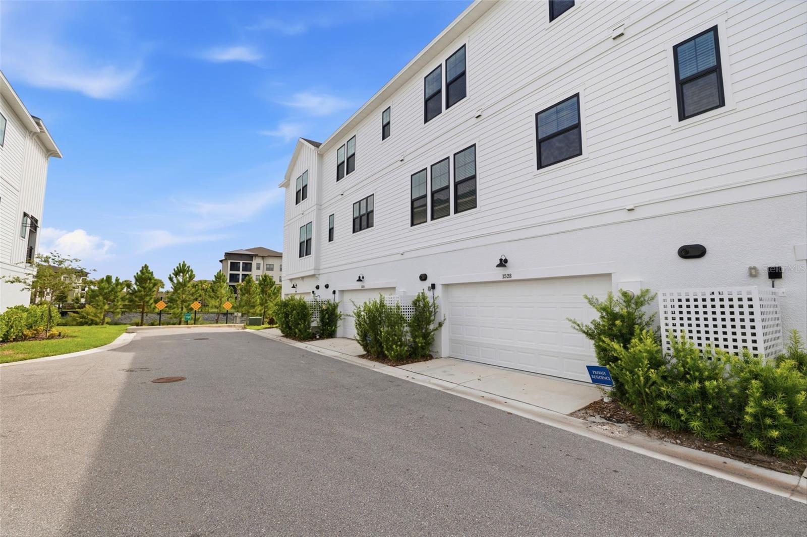 Private 2 car garage