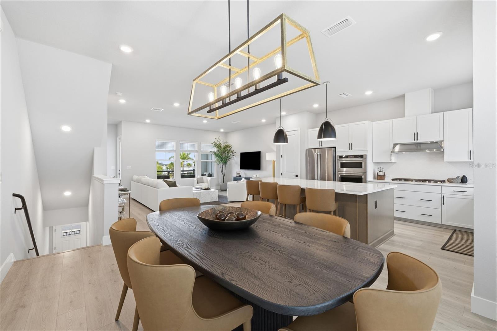Open concept living area