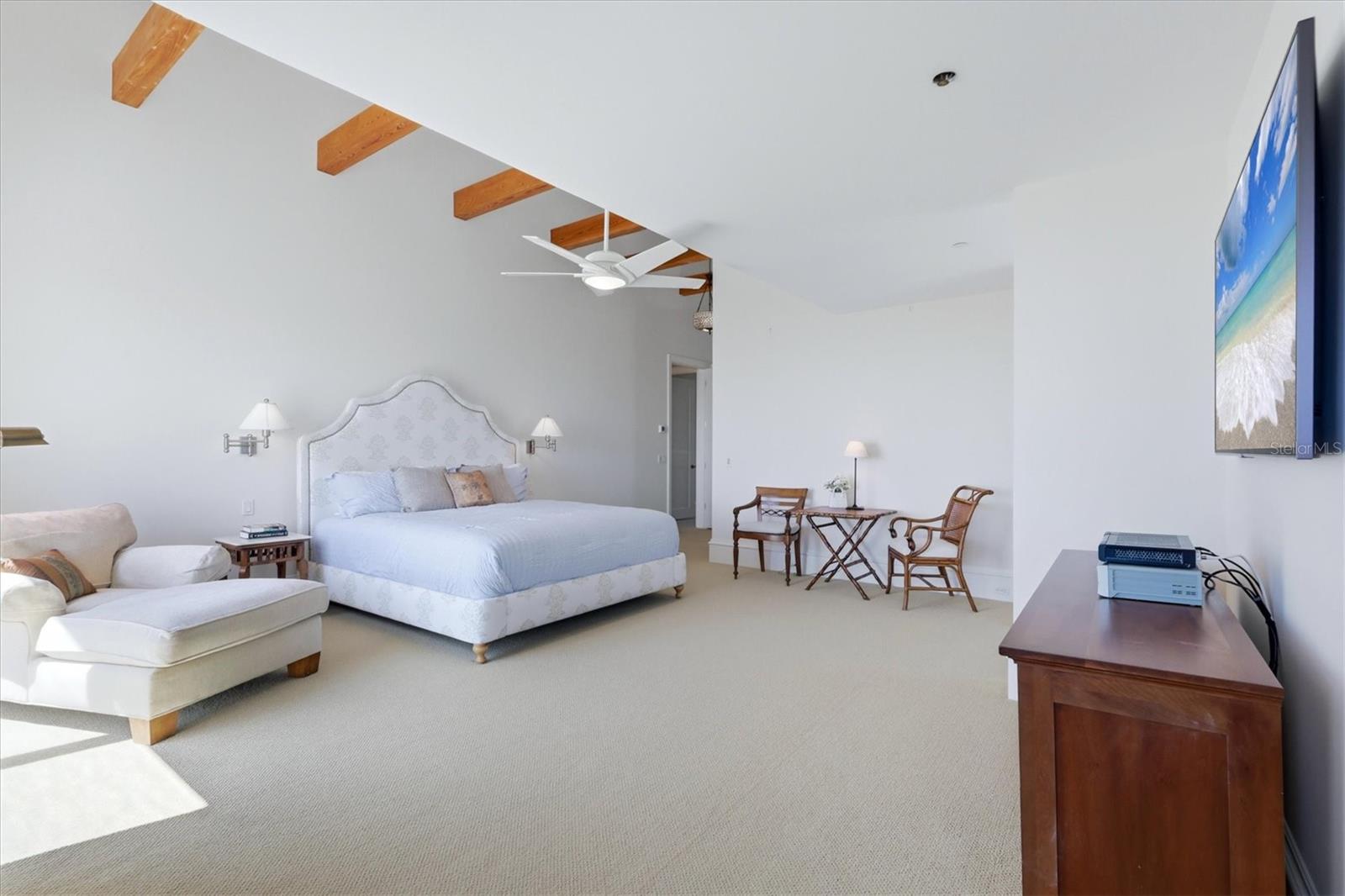 Vaulted wood beam ceilings