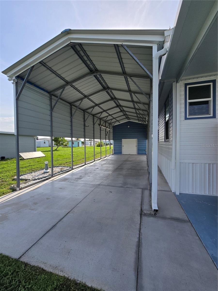 oversized carport/ RV storage