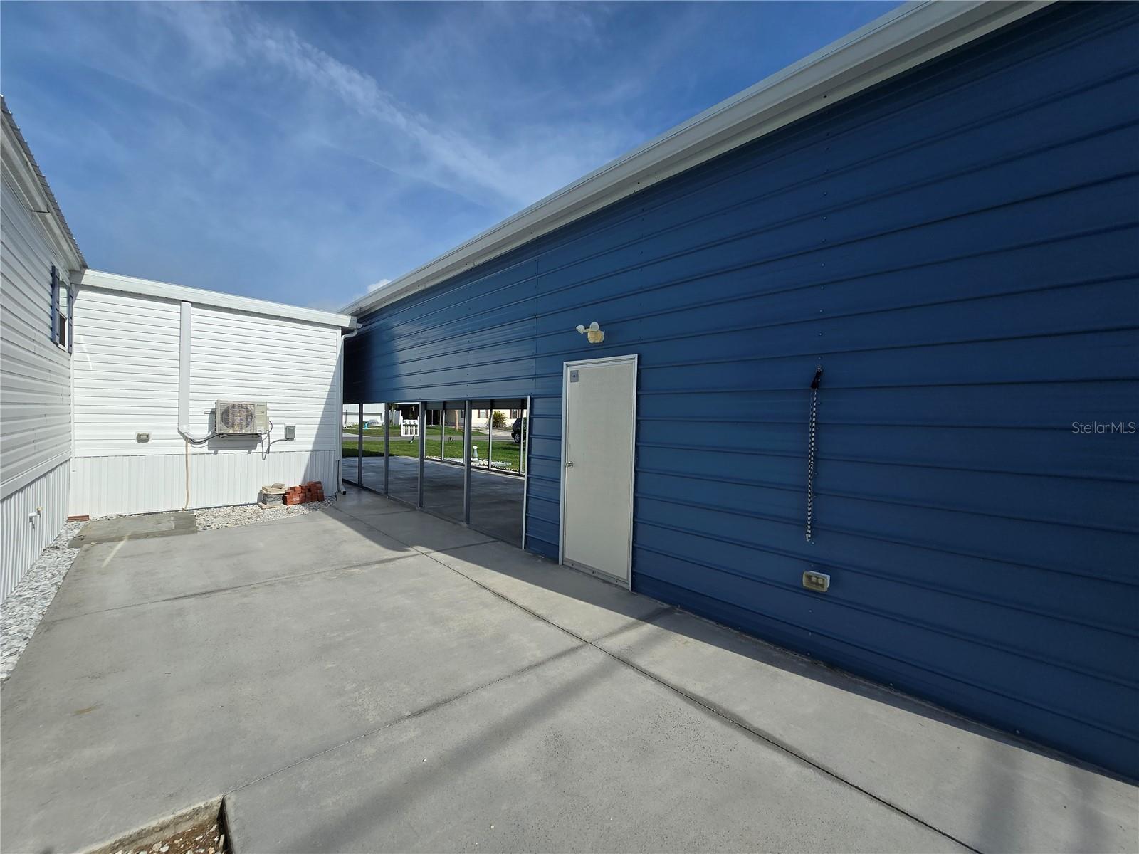 extra patio area