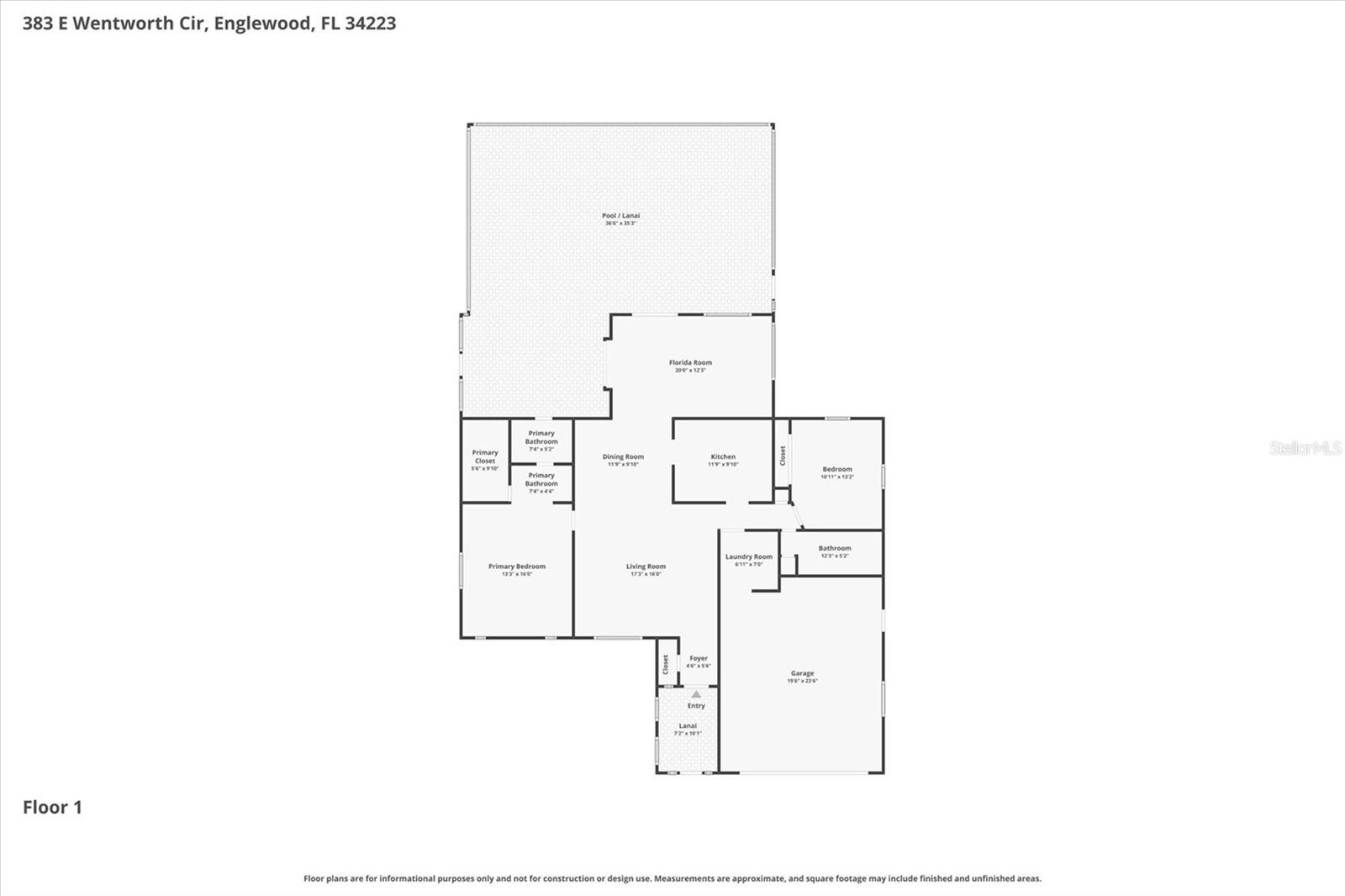 383 E Wentworth Cir, Englewood, FL 34223 — photo 50 of 53