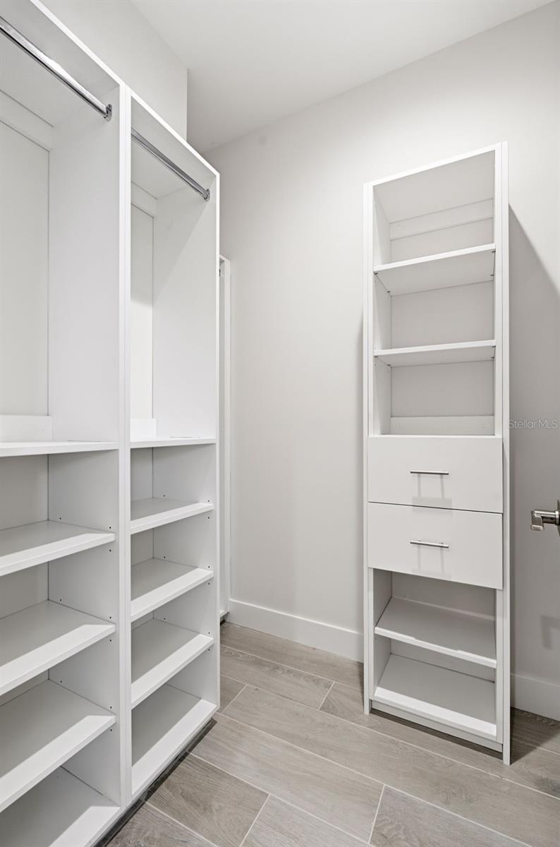 Primary Closet with Abundant Storage Space