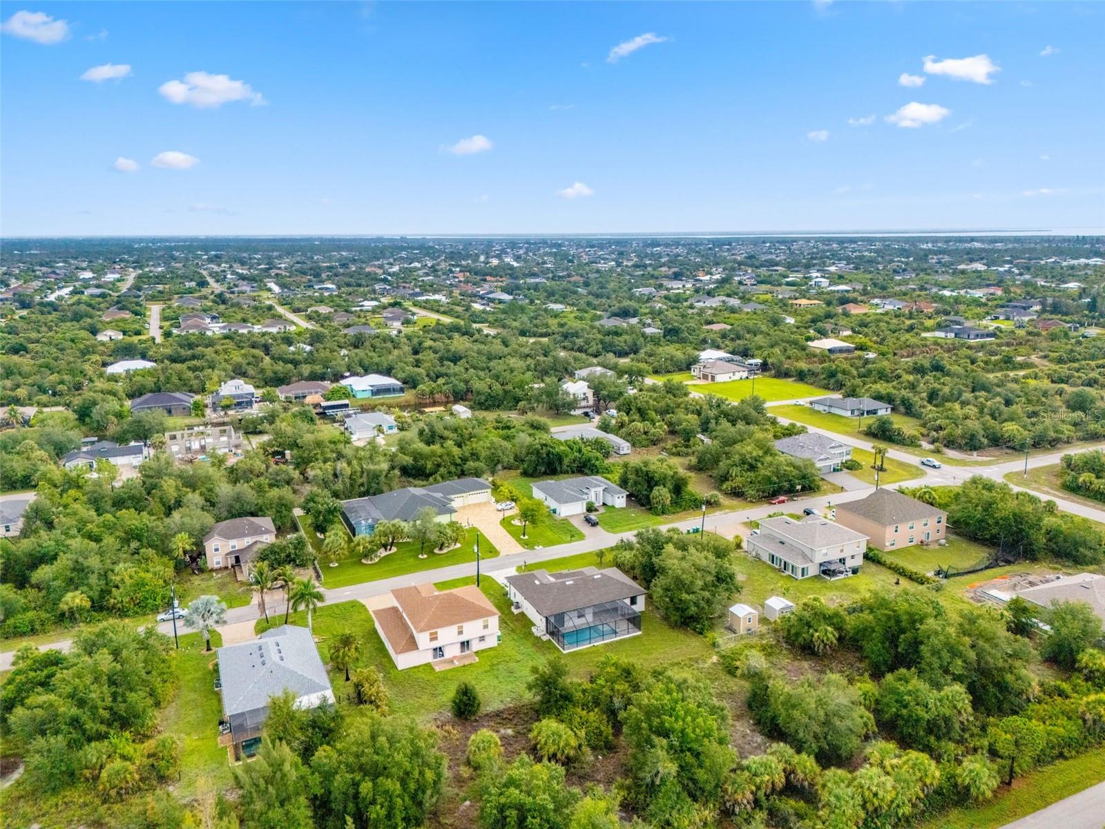Aerial view Showcasing Home & Surrounding Privacy