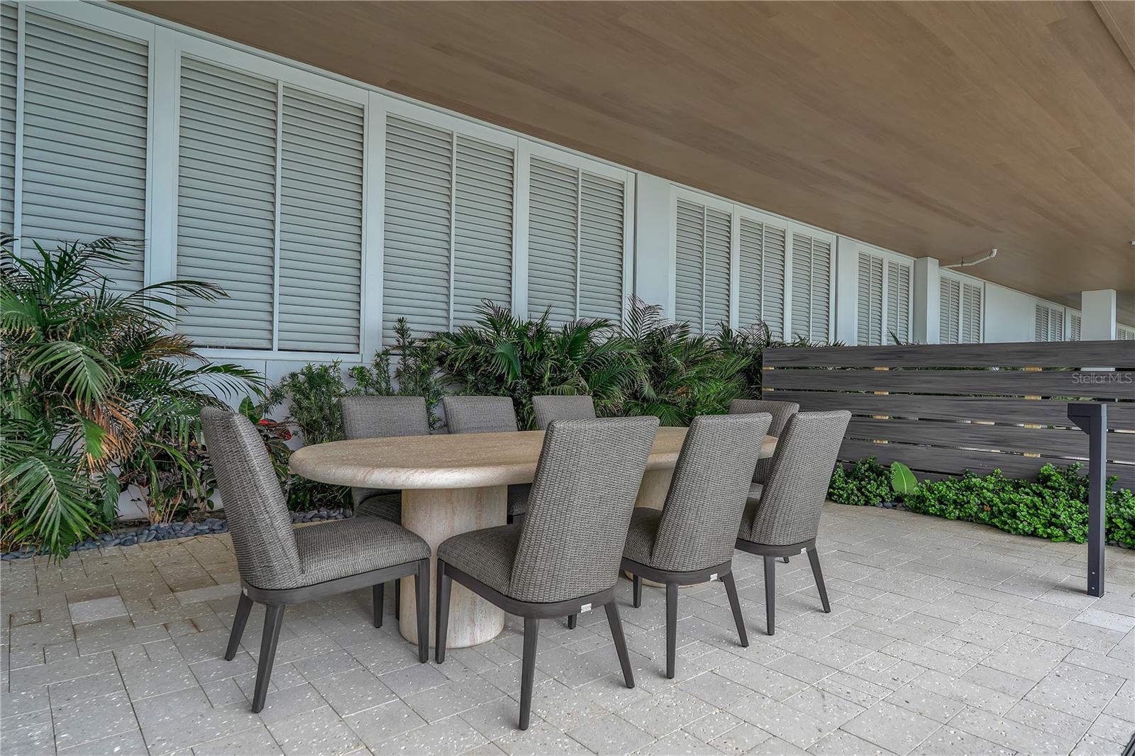Pool Deck Dining Area