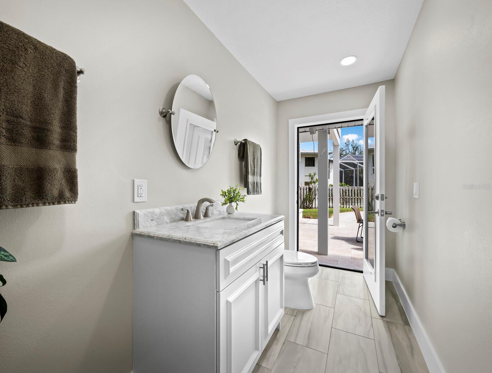Half Bath main floor