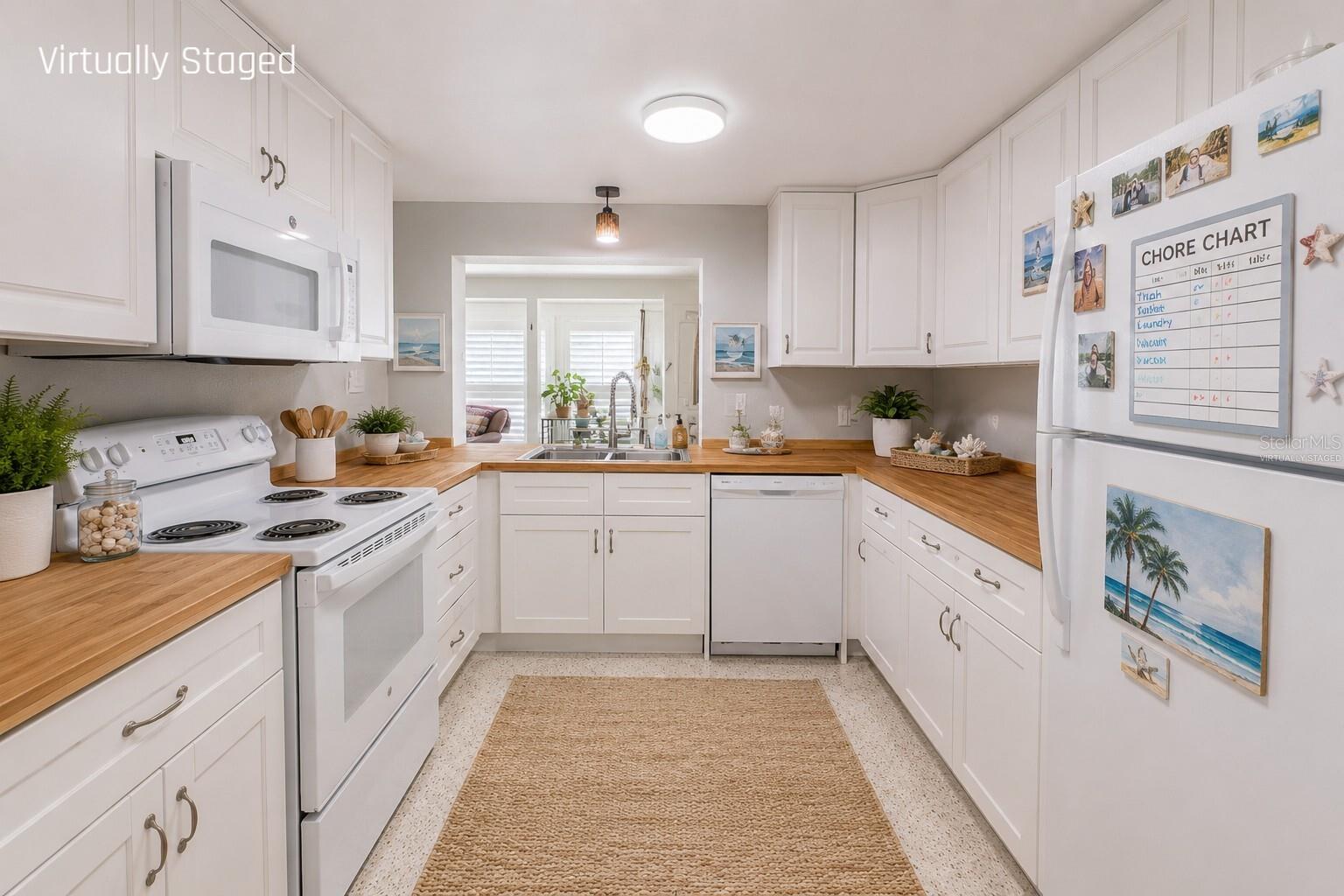 Kitchen Virtually Staged