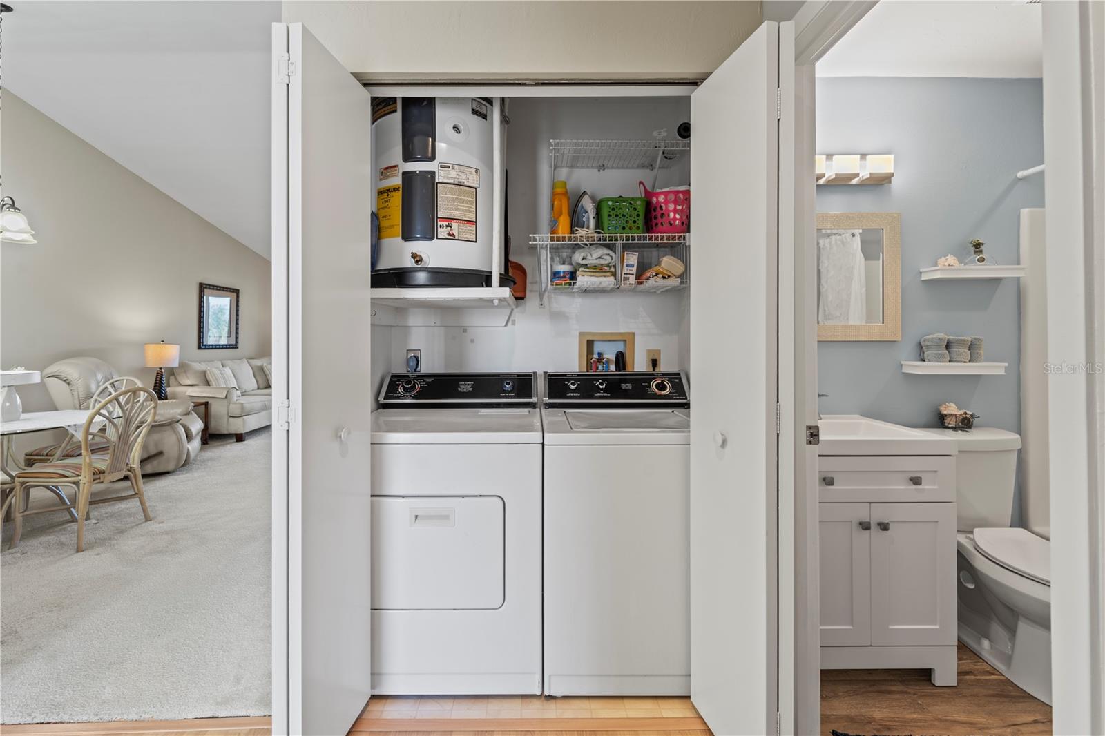 Interior Laundry Closet