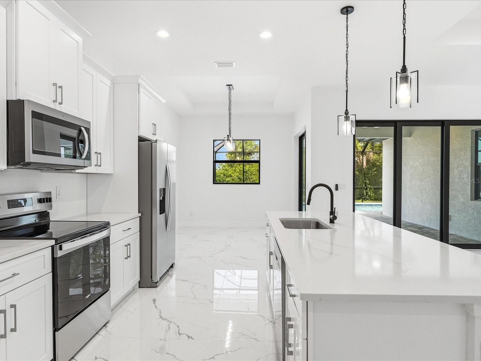 Solid wood, soft closing, stepped, with crown molding  cabinetry