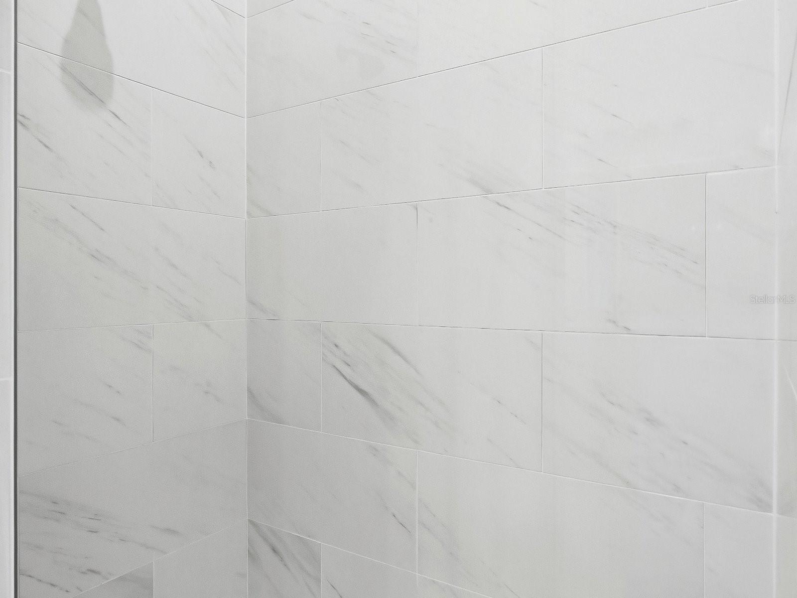 Primary Bathroom's shower tile