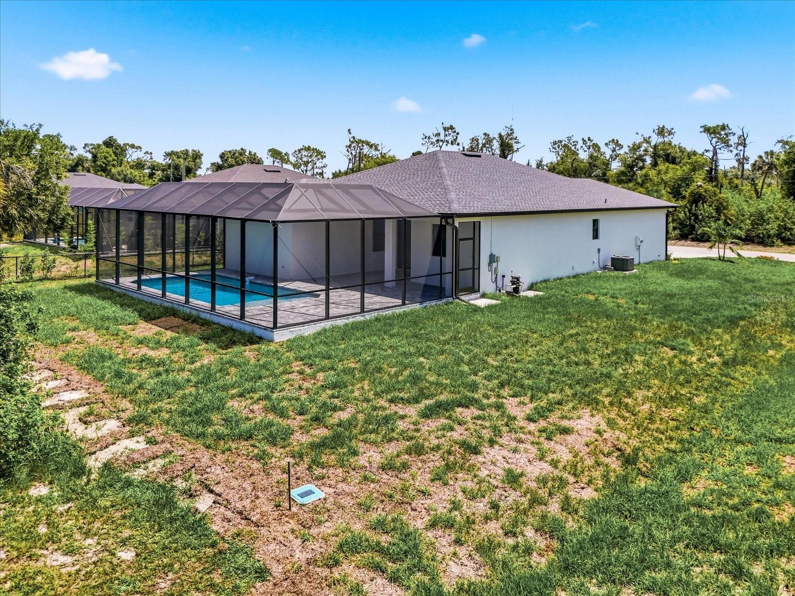 Plenty of room for landscaping and gardening!