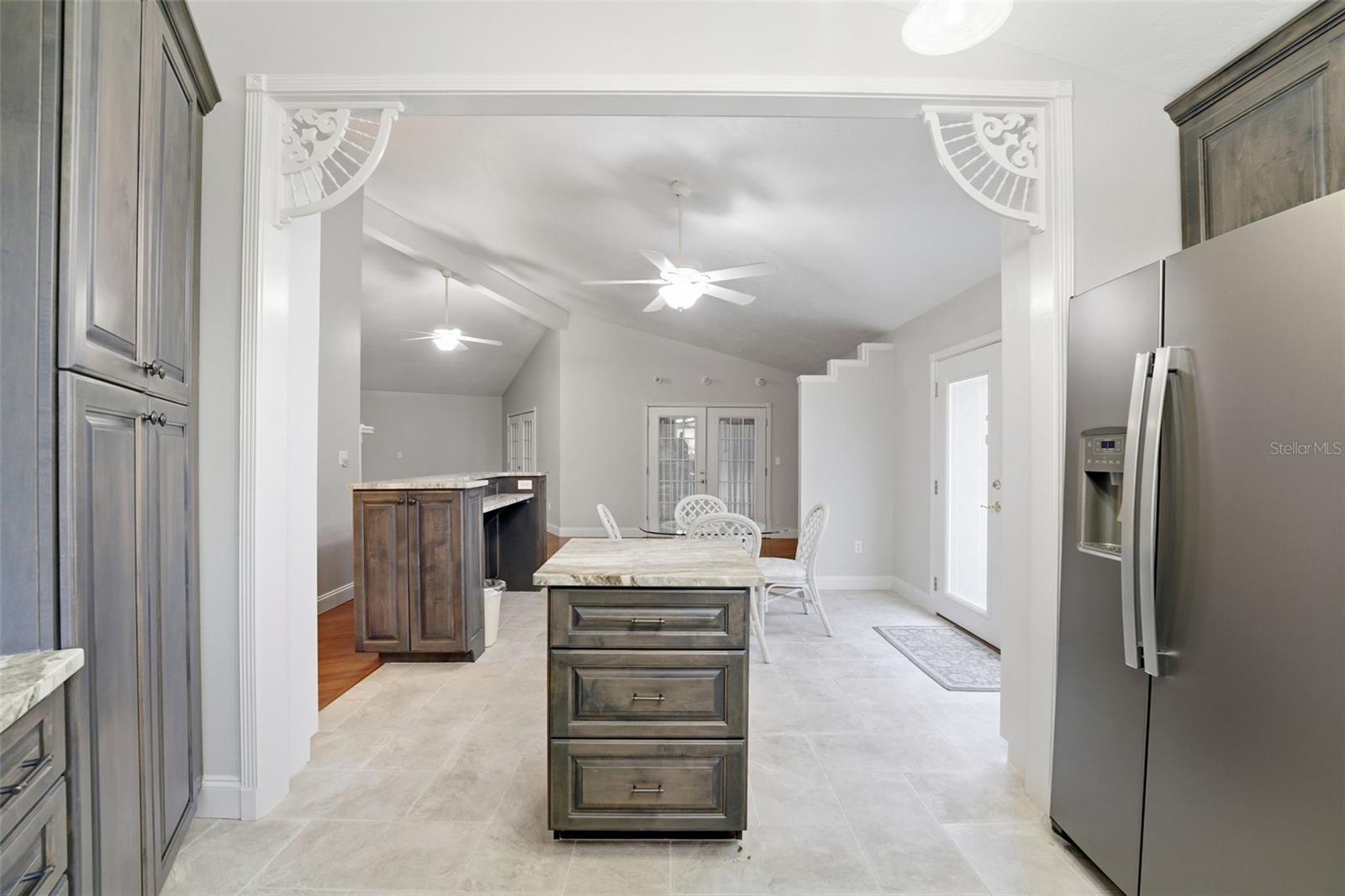 FROM KITCHEN TO BREAKFAST ROOM TO DINING ROOM