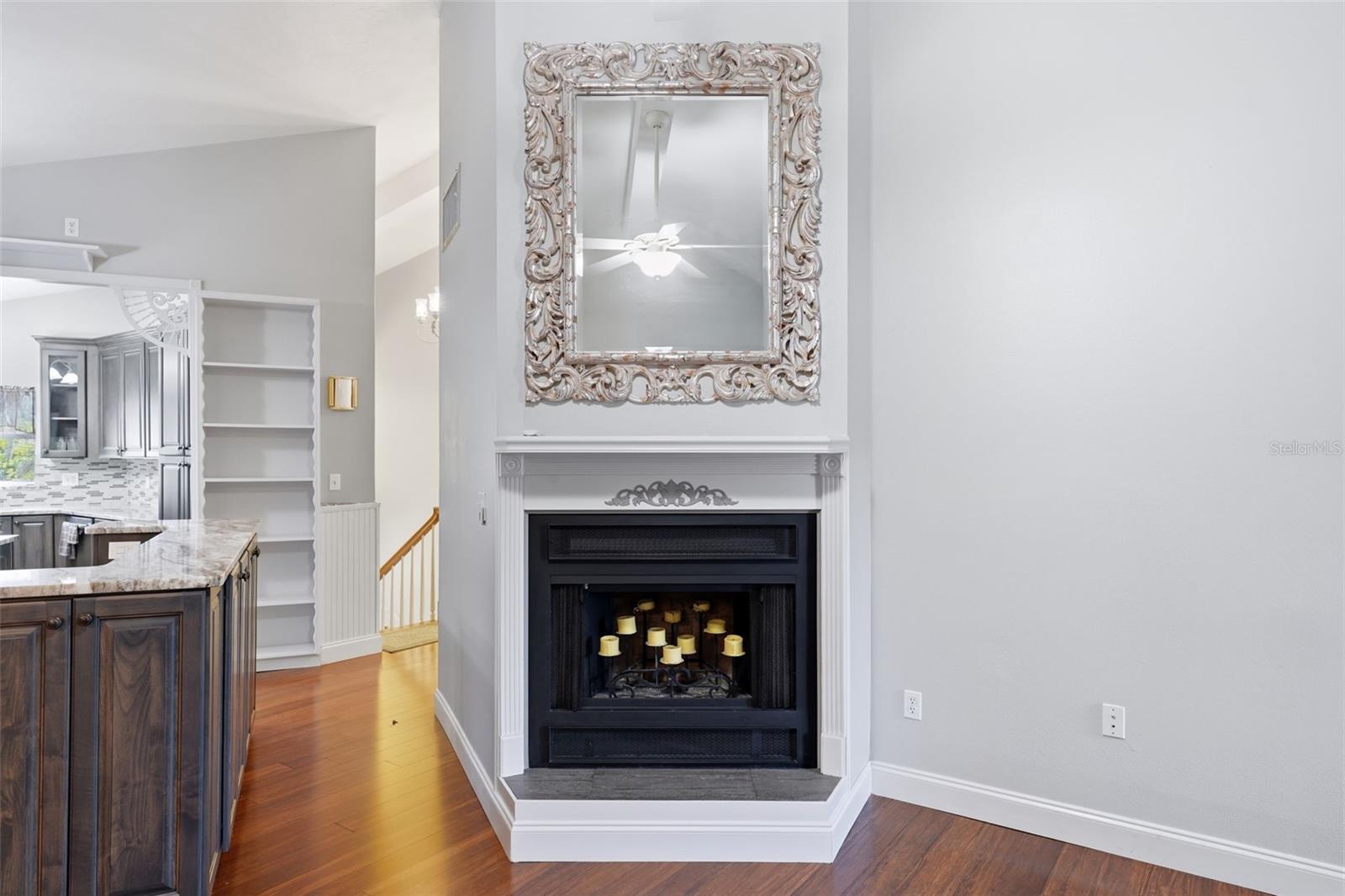 WOODBURNING FIREPLACE