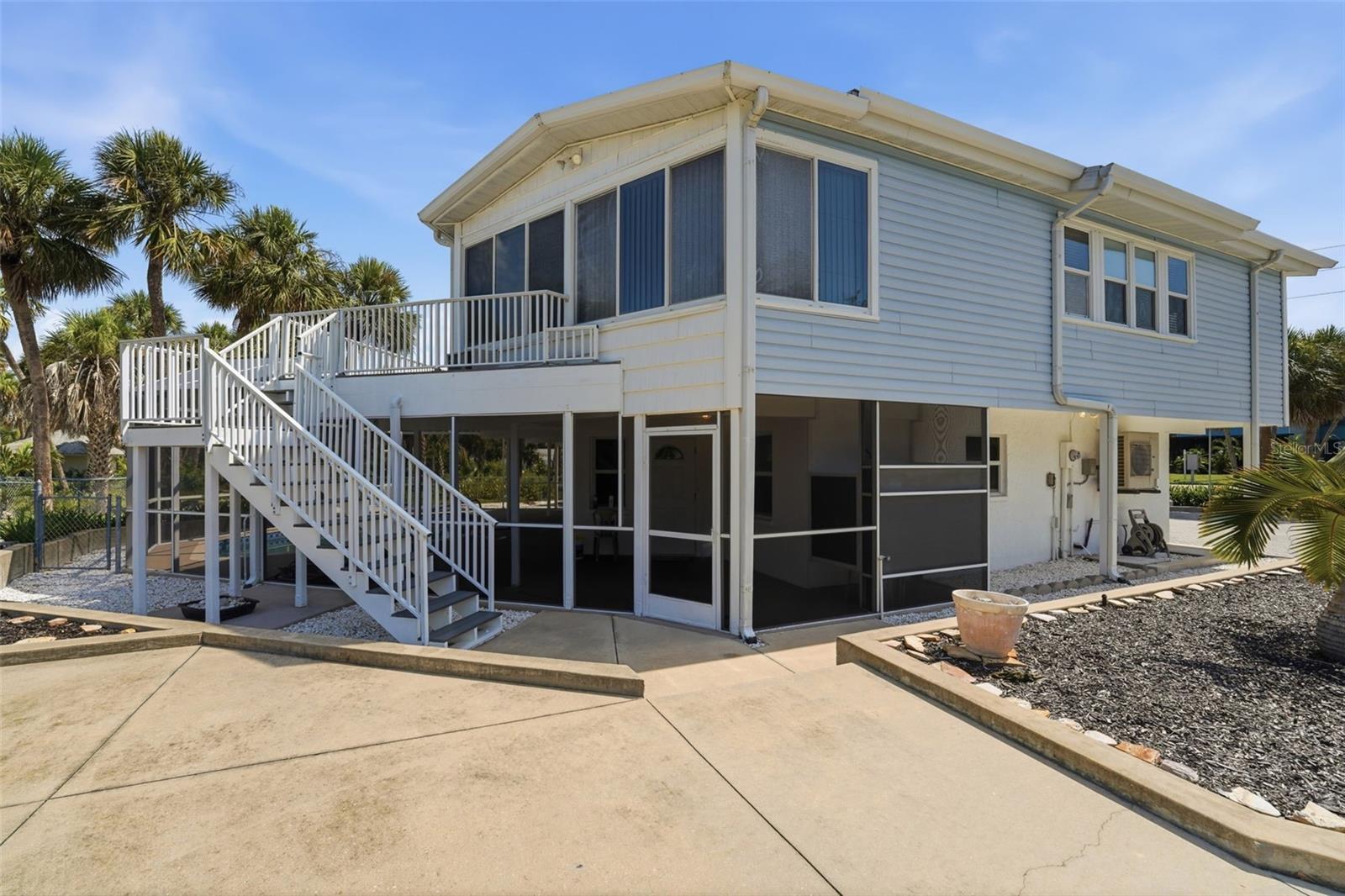 STAIRS TO DECK & SUNPORCH