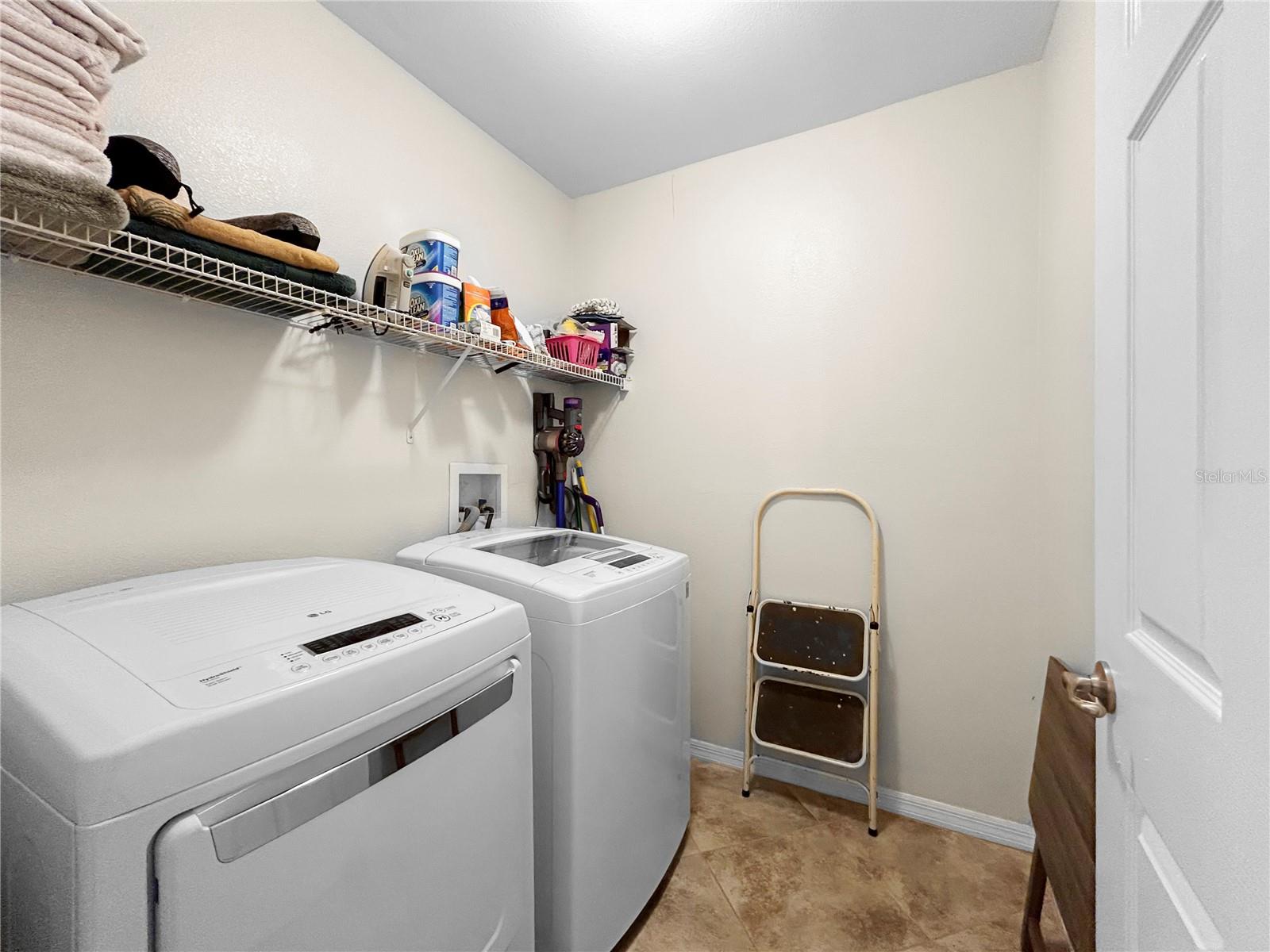 Inside laundry