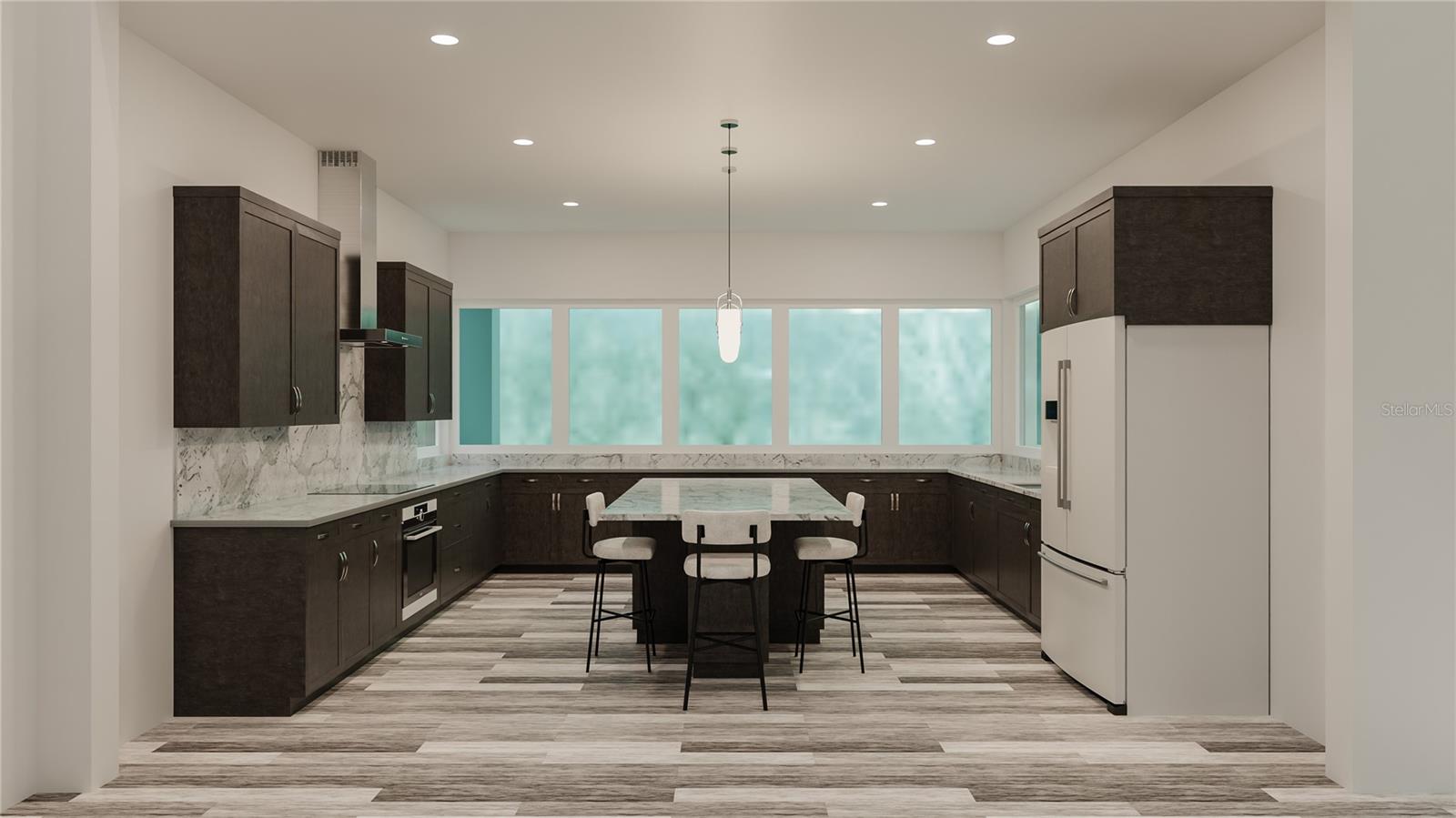 Kitchen Rendering | 190 Mockingbird Ln, Englewood, FL 34223