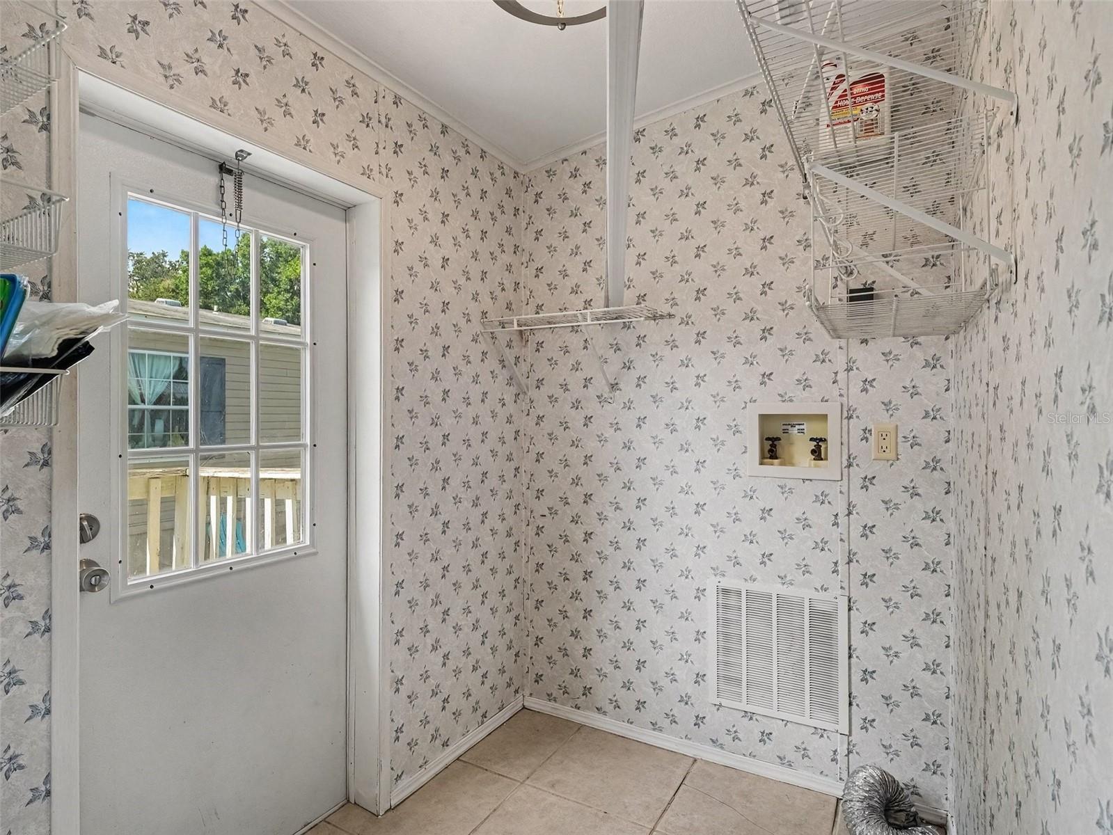 Laundry Room and Back Entry Way