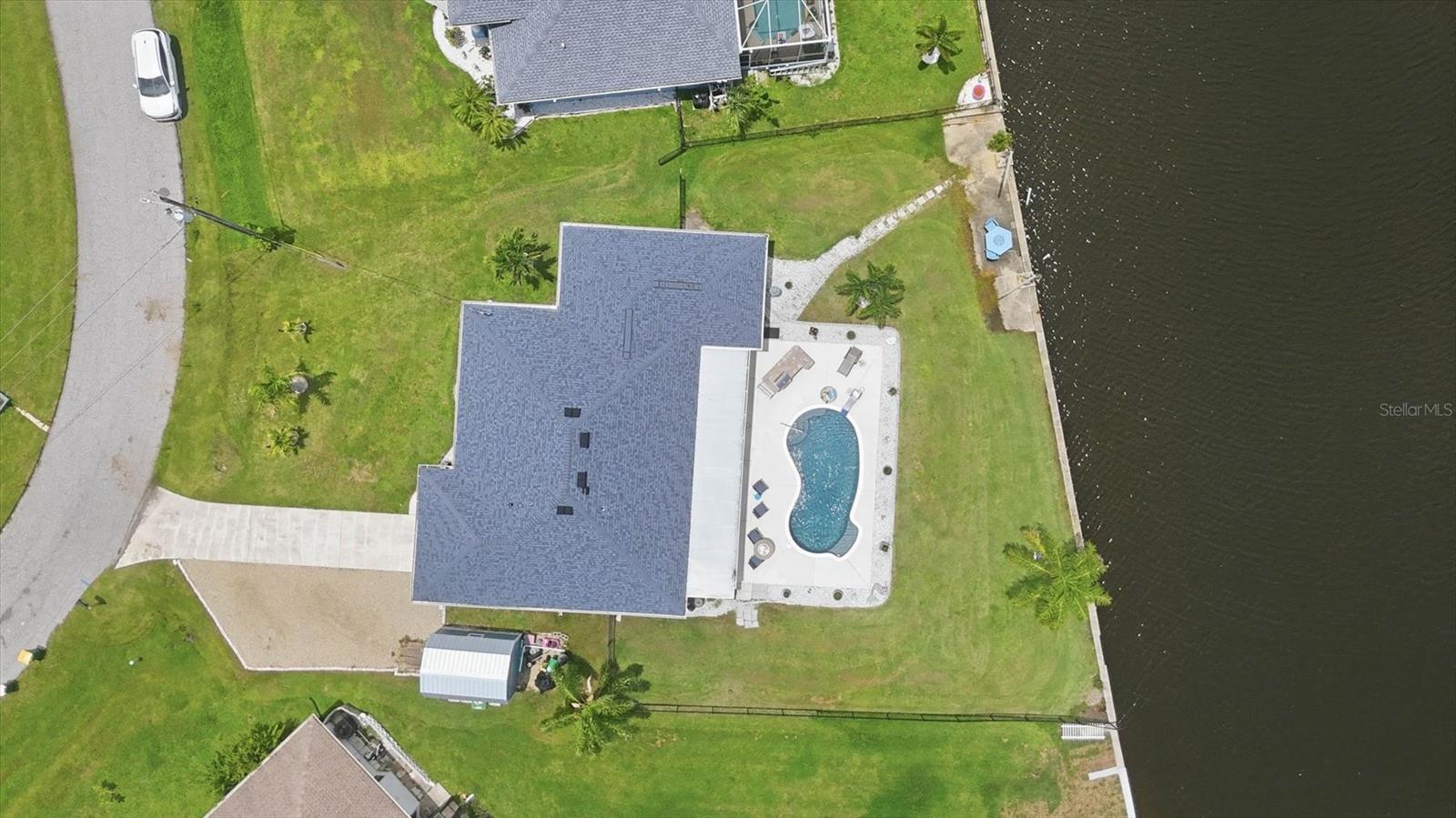 Property birds eye view