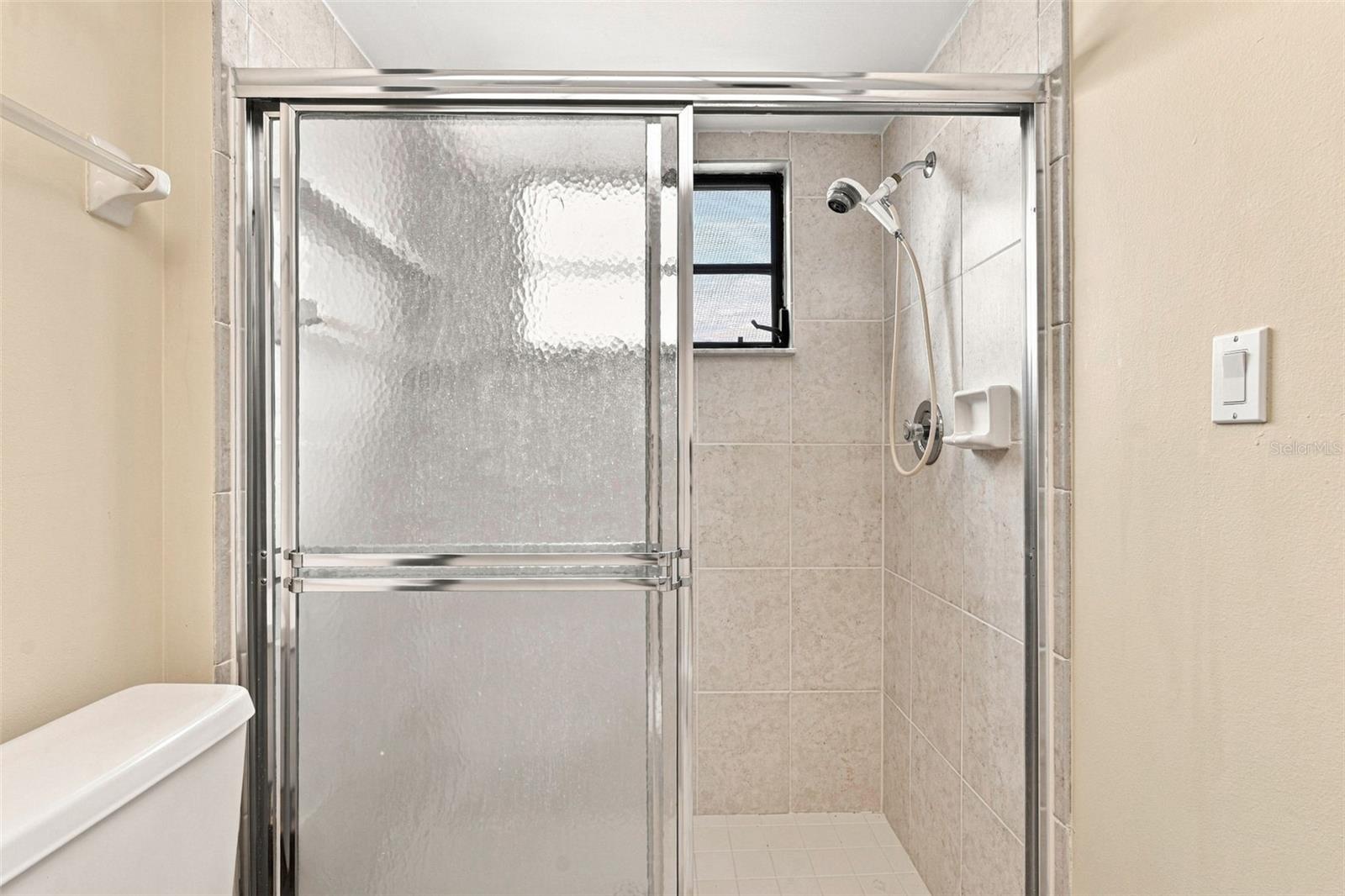 Spacious Walk-in Shower