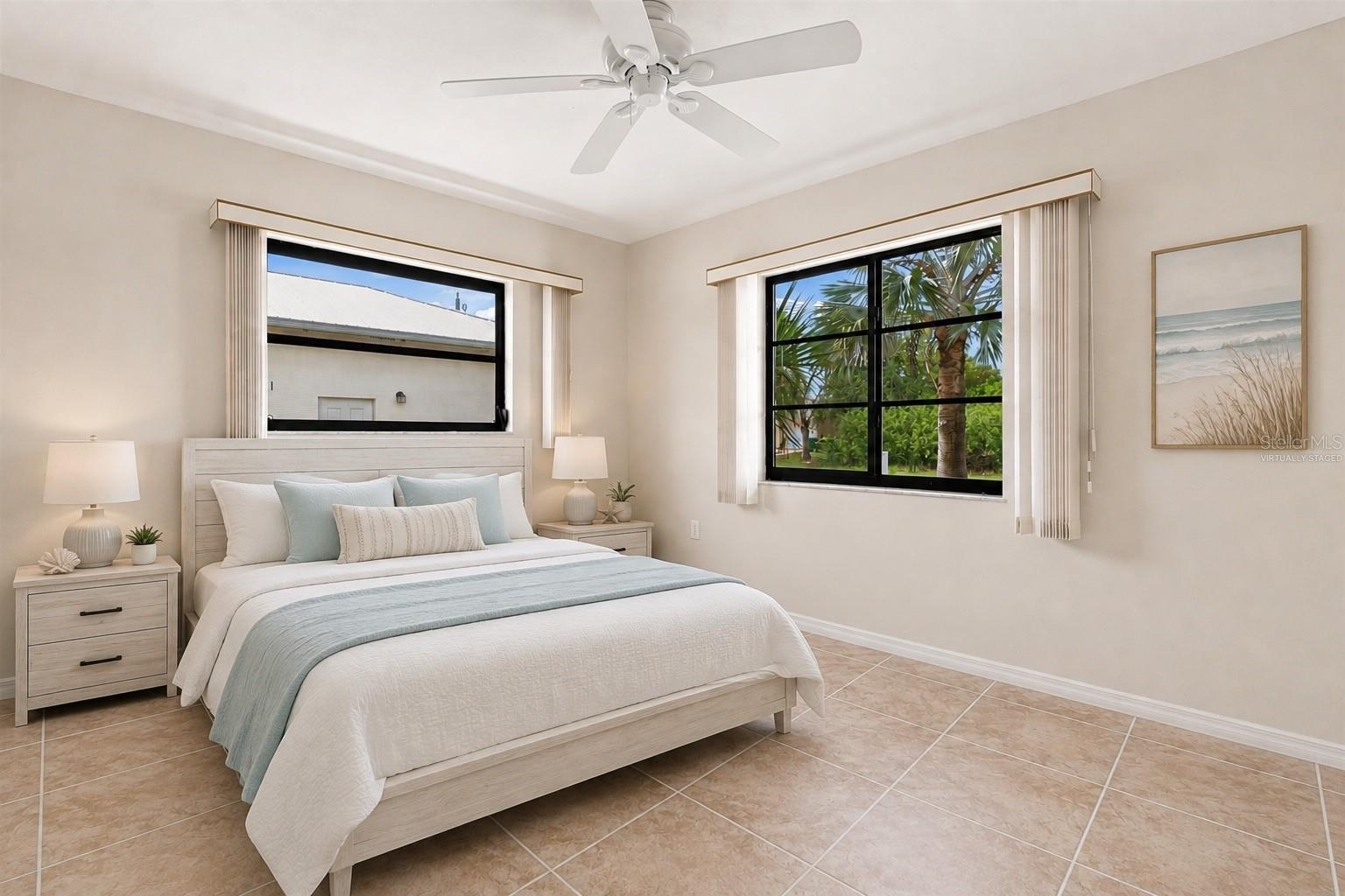 Virtually Staged Third Bedroom