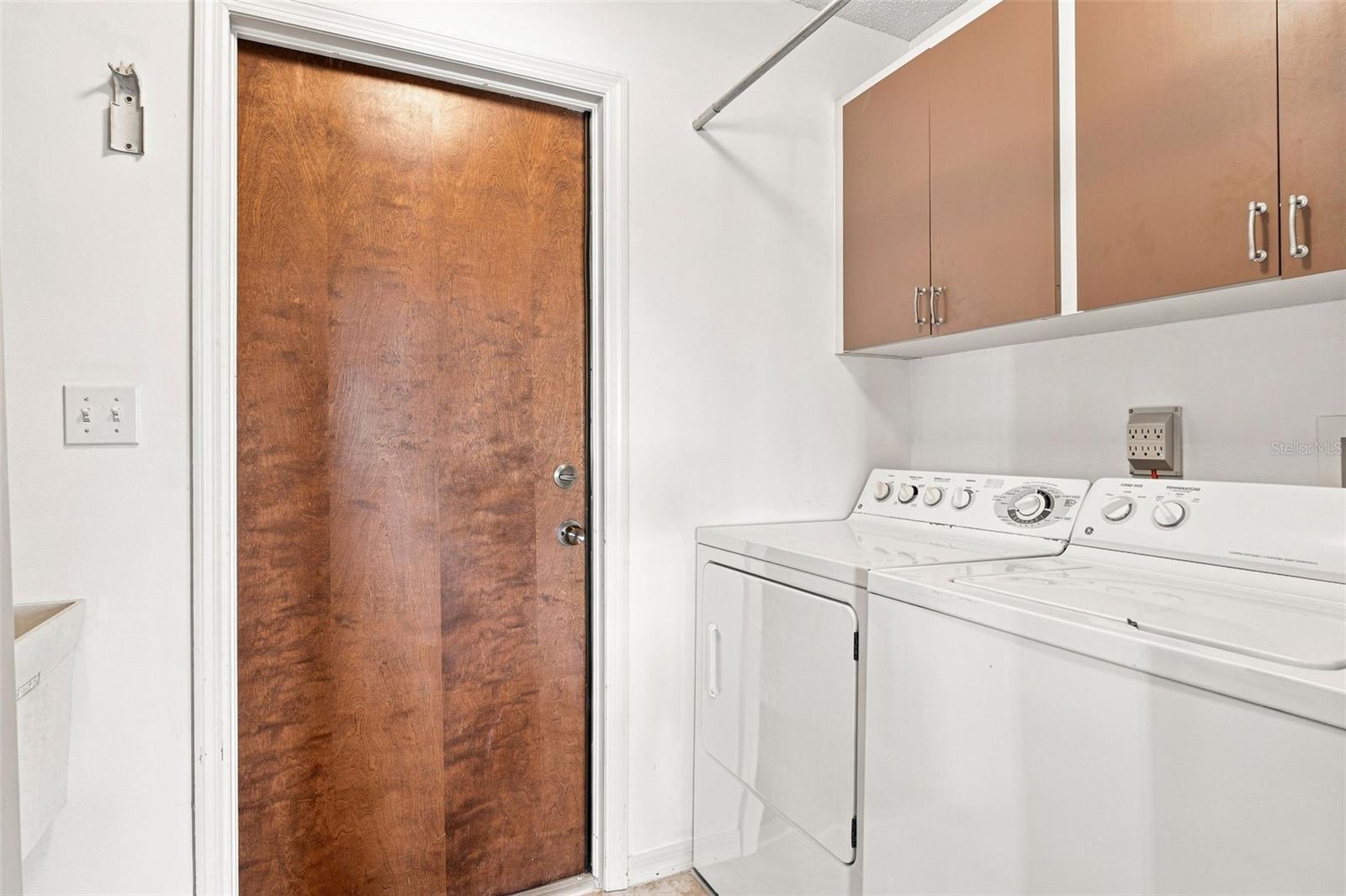 Laundry Room with Extra Storage and Utility Sink