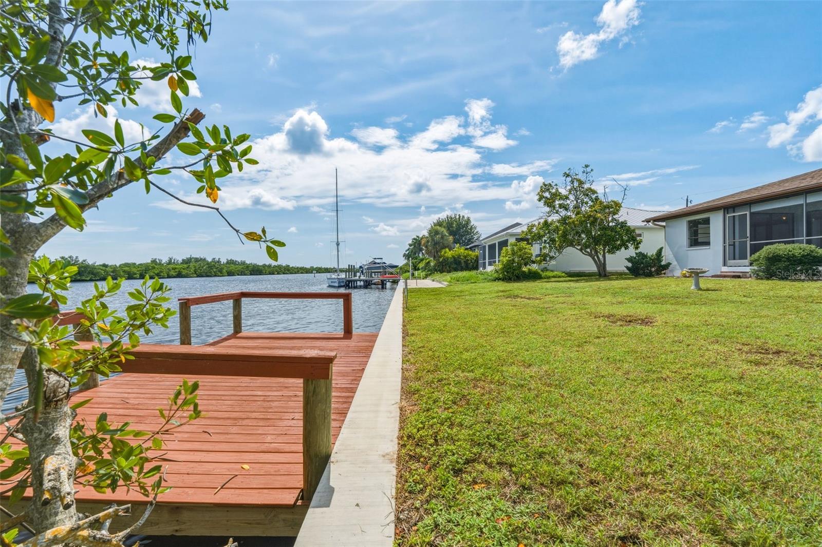 Private Dock with Expansive Water Views