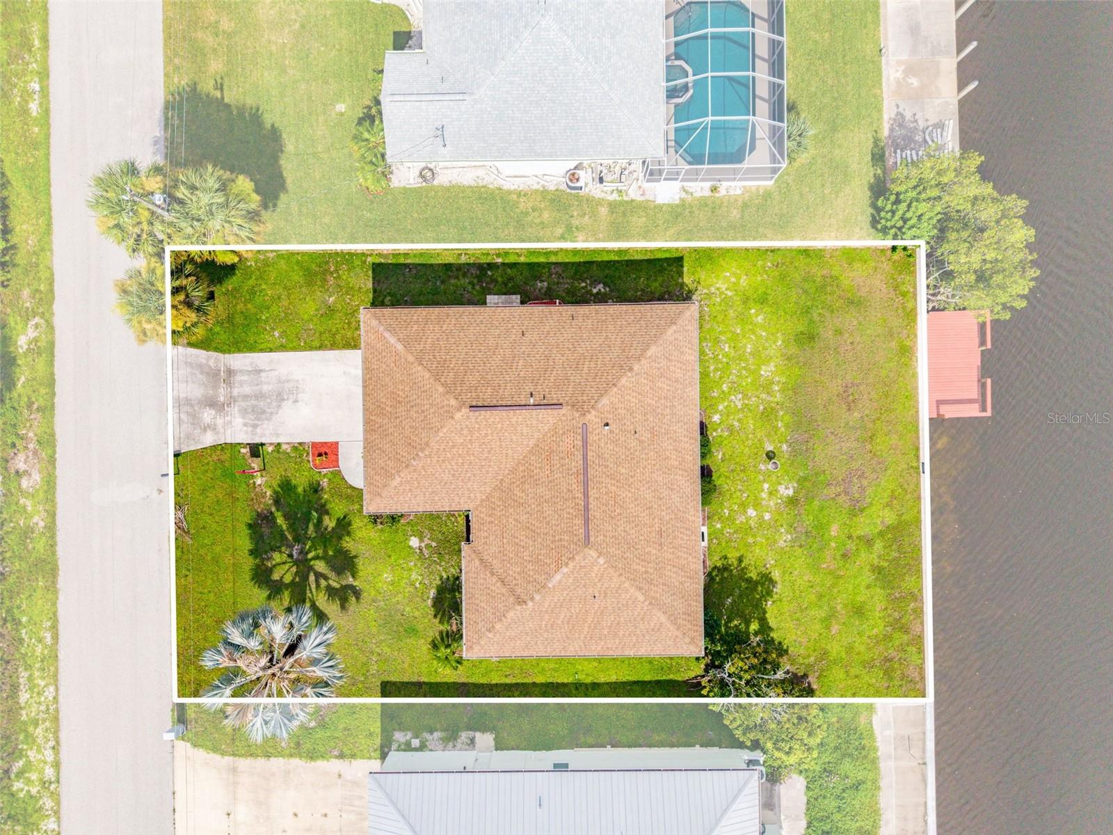 Bird's Eye View of Property Boundaries