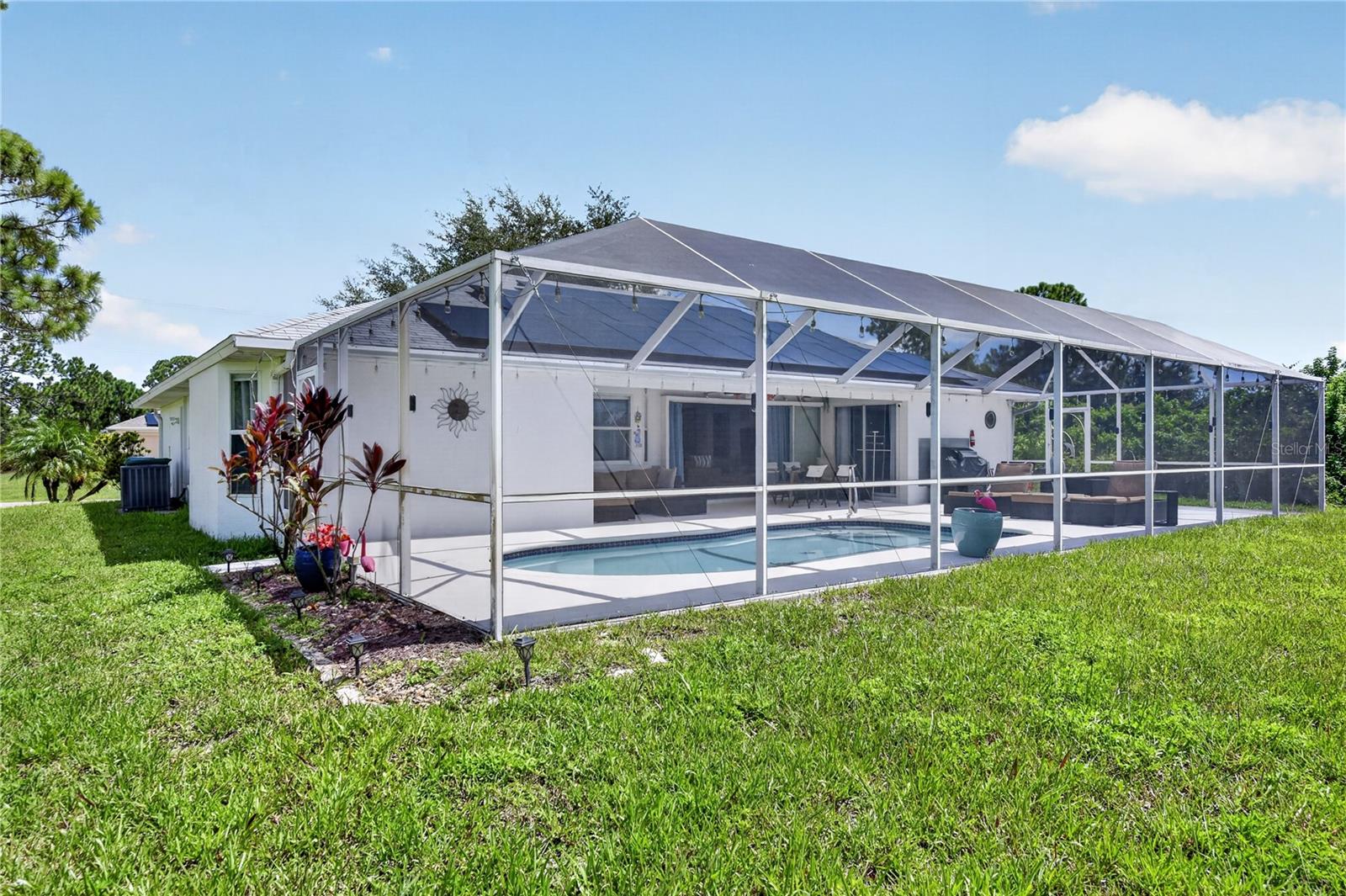 Rear and right side of the property.