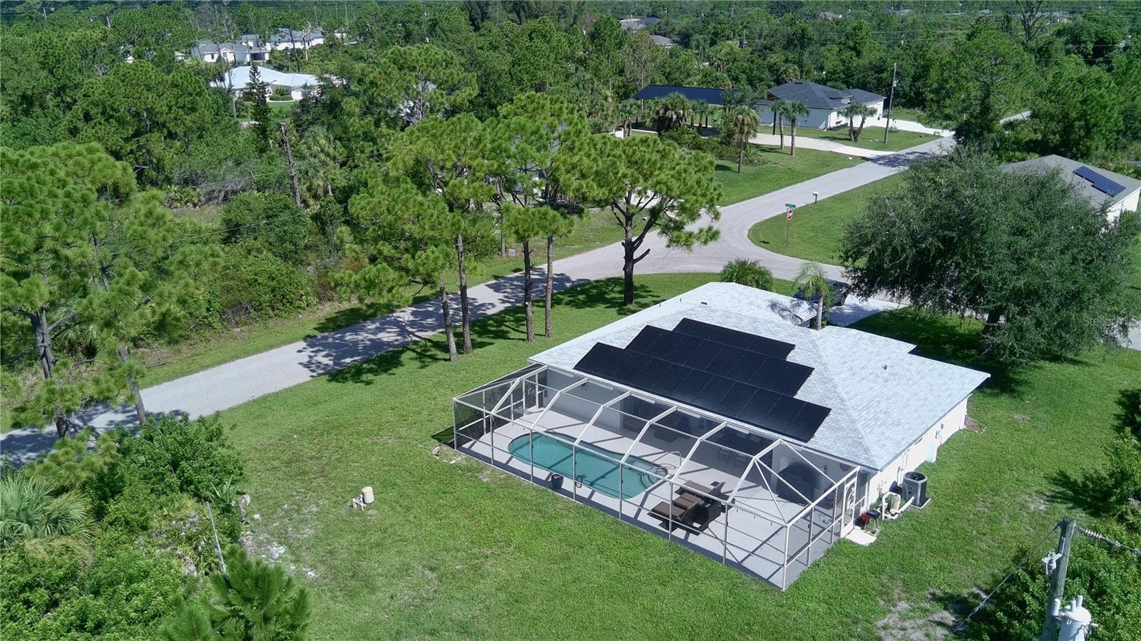 Aerial photo of the property.