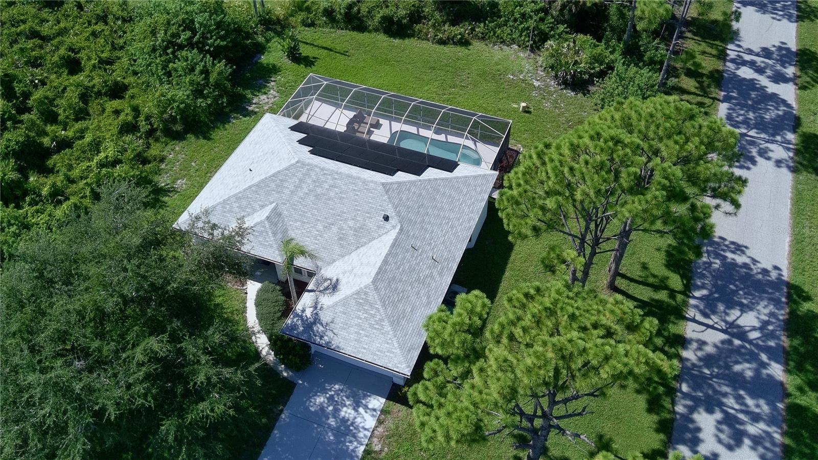 Aerial photo of the property.