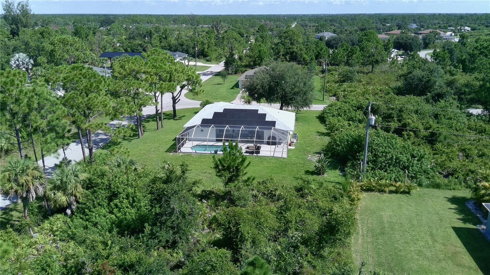 Aerial photo of the property.