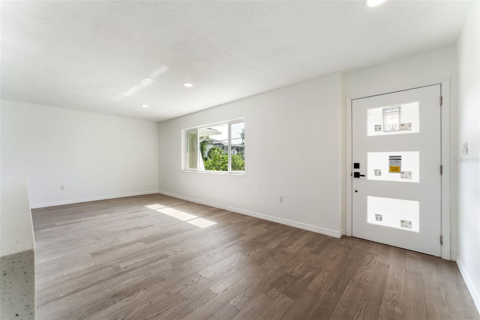 Front Door living/dining room area