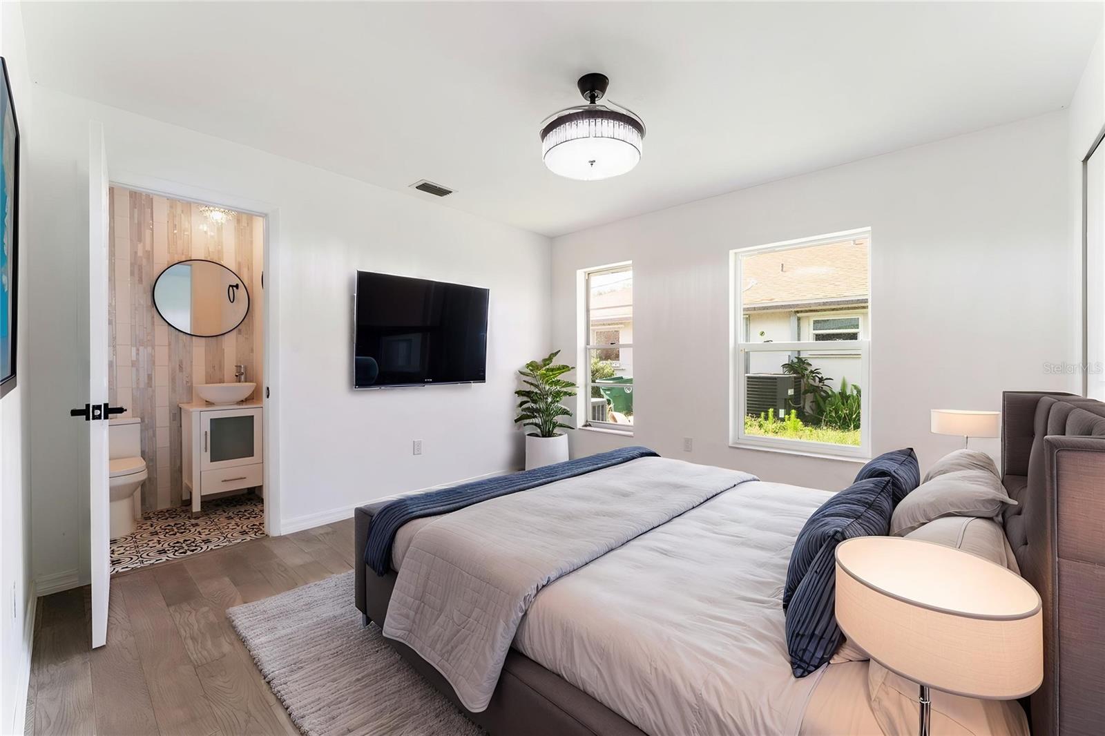 STAGED 2nd guest bedroom with en suite