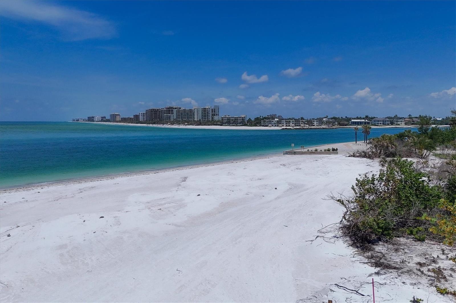 Lido Shores  exclusive, private deeded beach access point