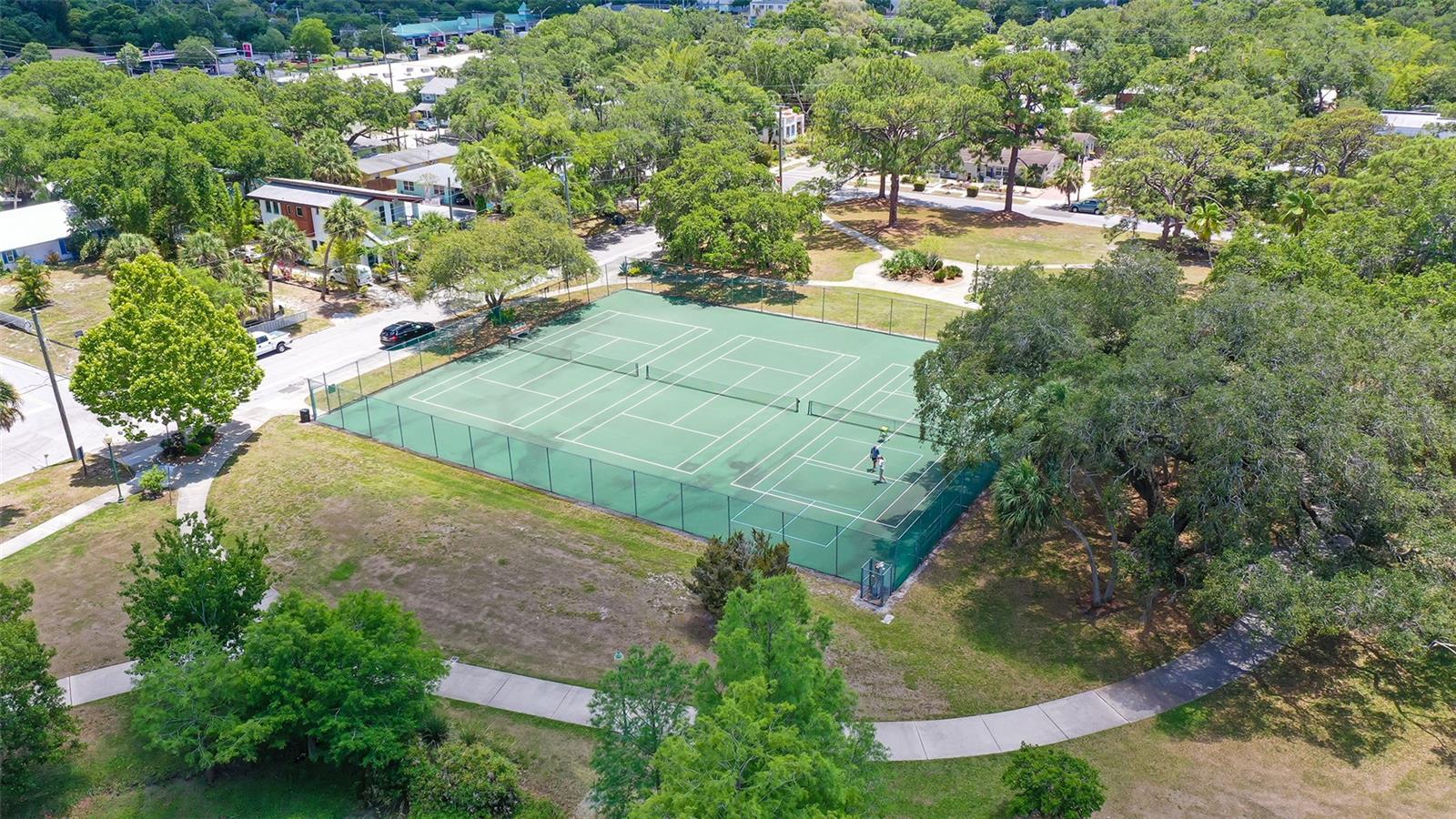 Gillespie Park — recreation courts