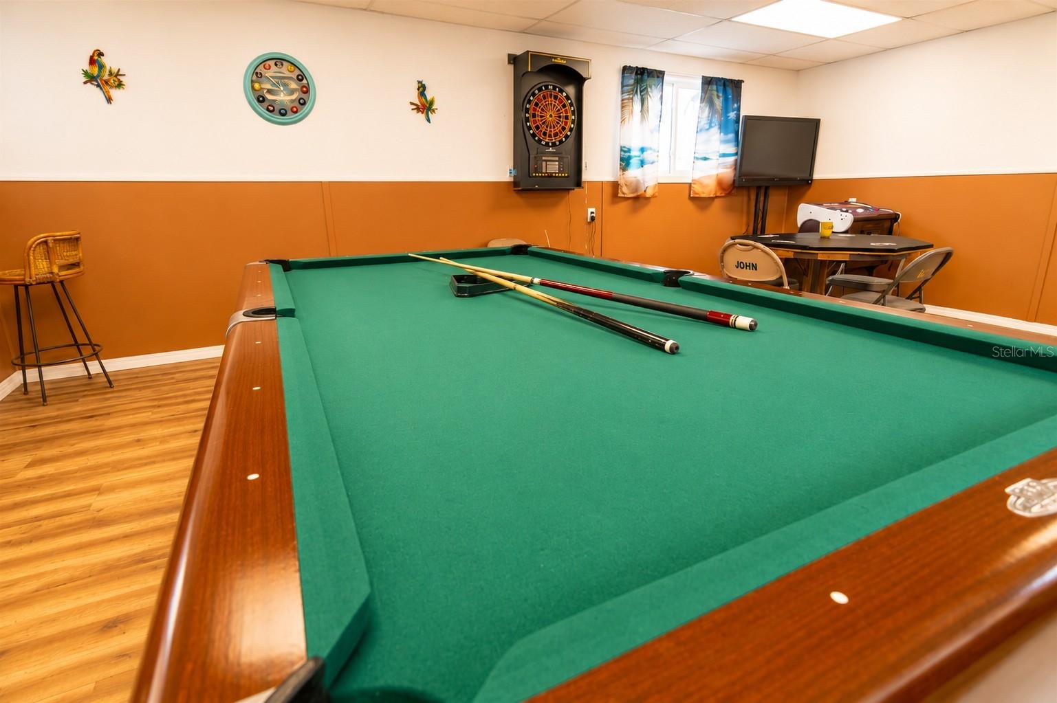 Billiards room