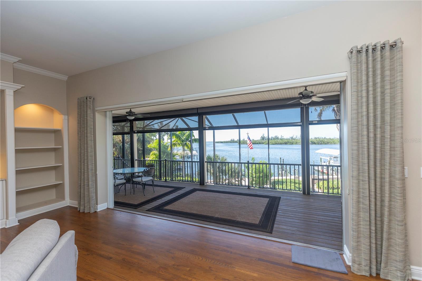 Living Room Open To The Large Lanai.