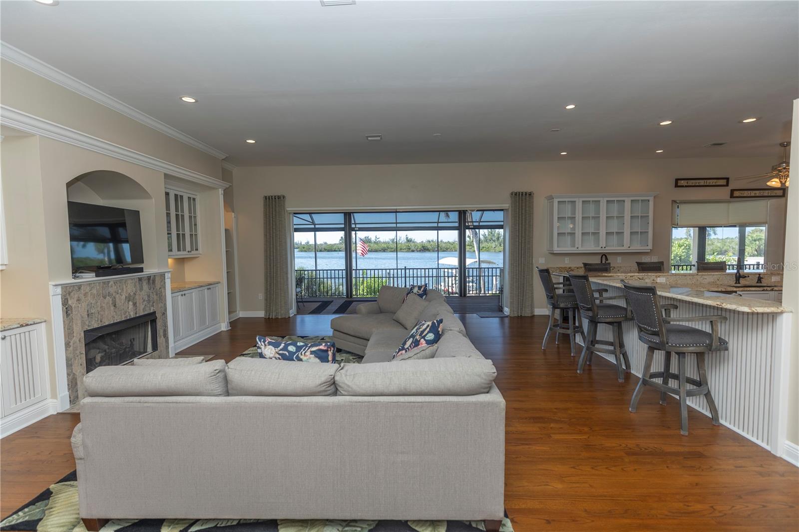 Living Room View Of The ICW.