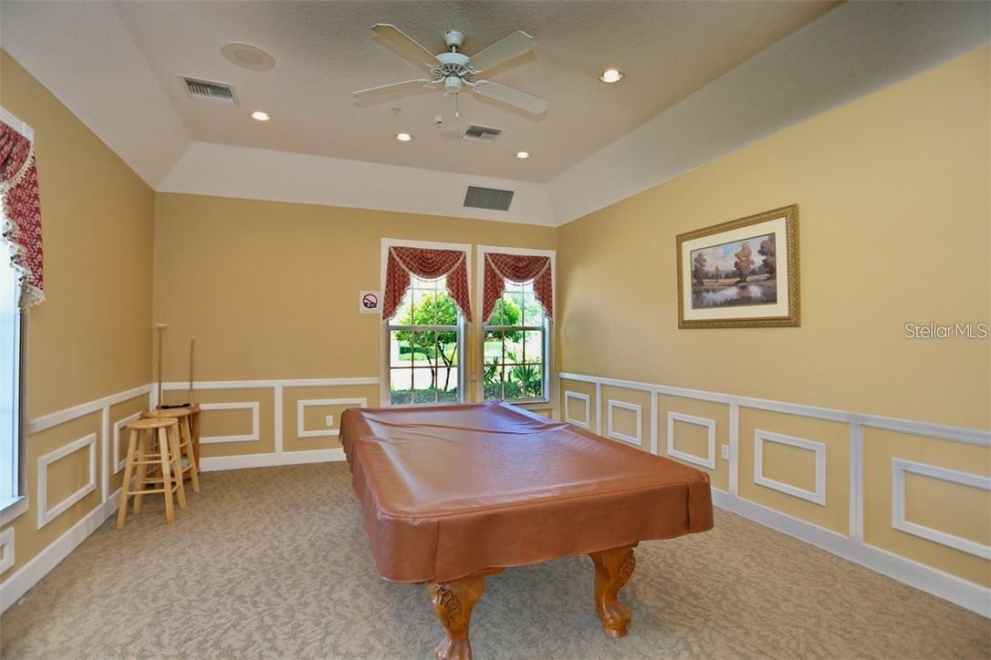 Billiard room