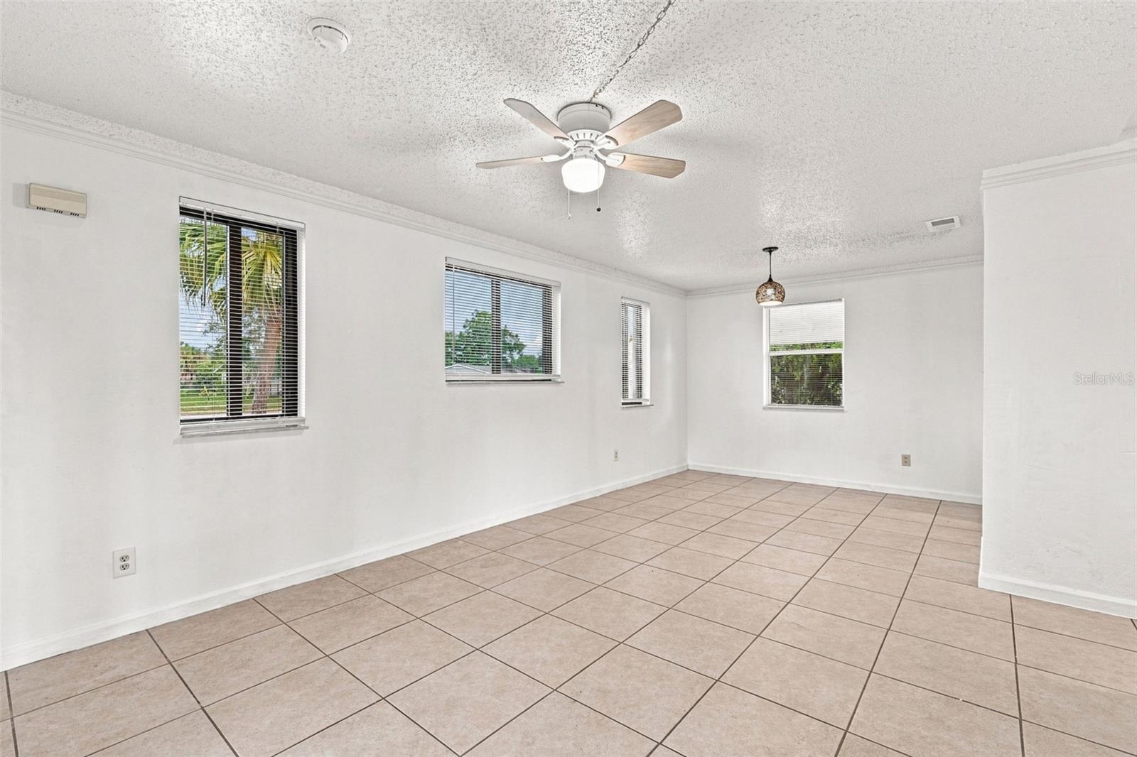 Open Living Room with Easy Flow to Dining Area
