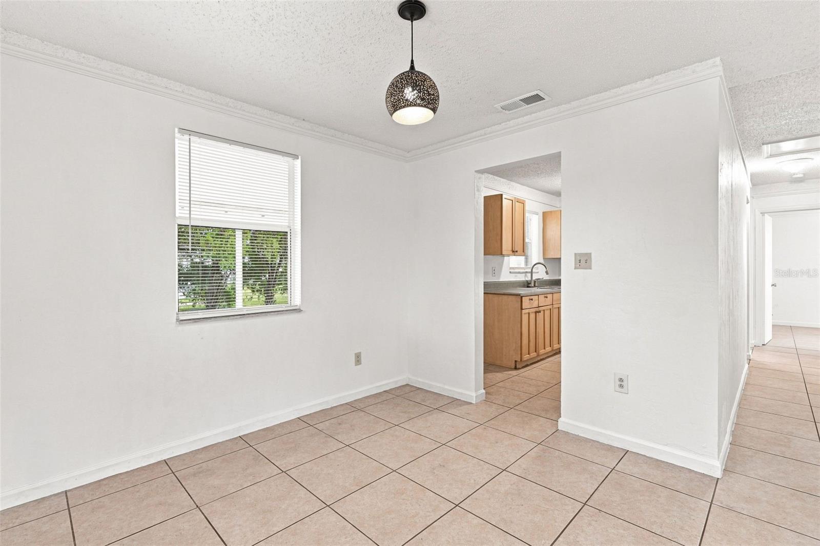 Dining Area with Easy Access to the Kitchen & Hallway