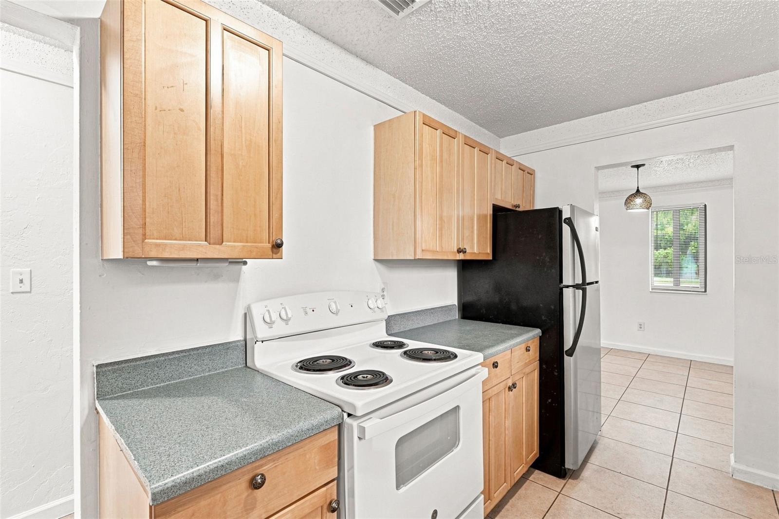 Well Appointed Kitchen Flowing into Dining Area