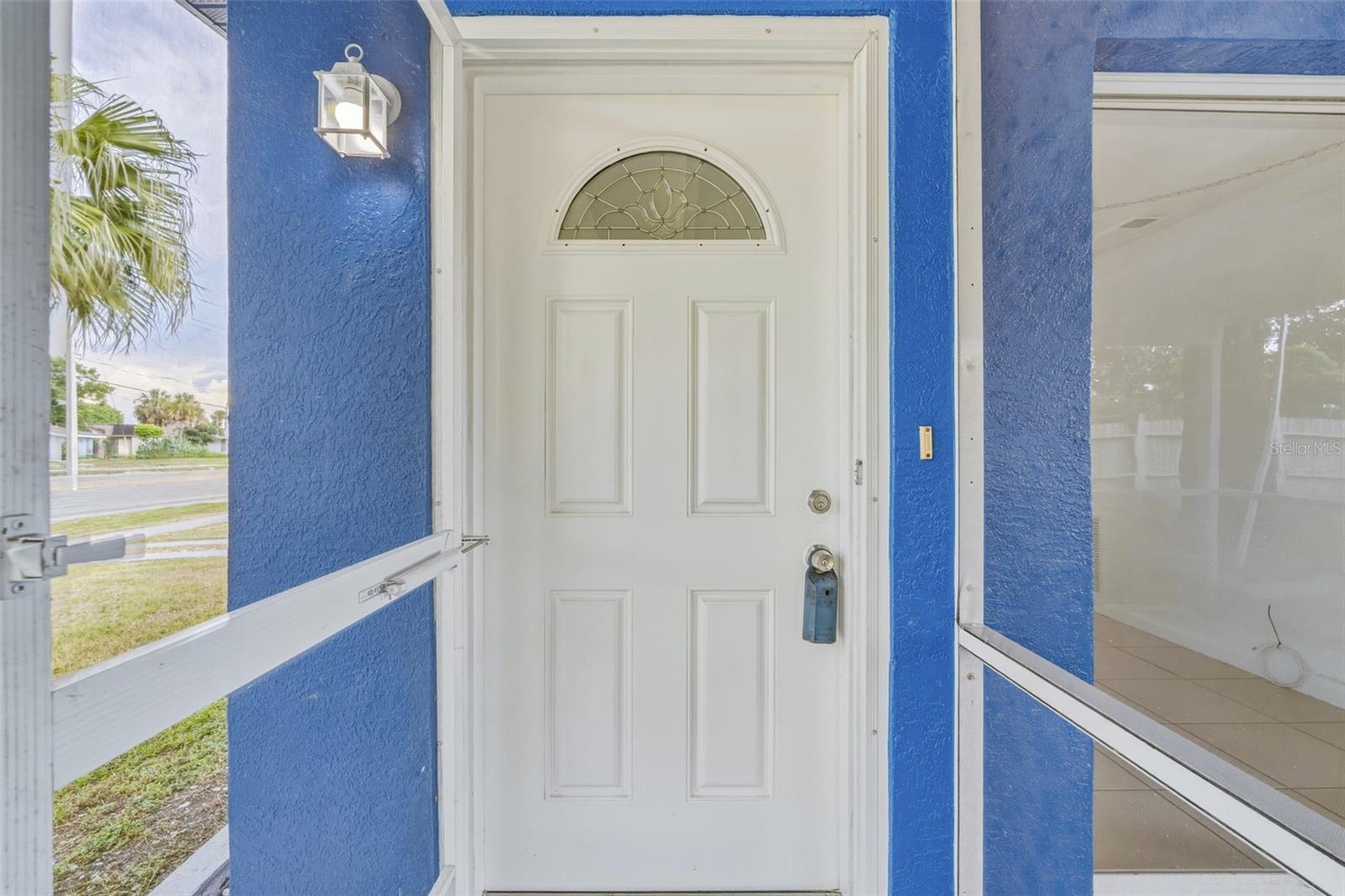 Screened Storm Door on Main Entry