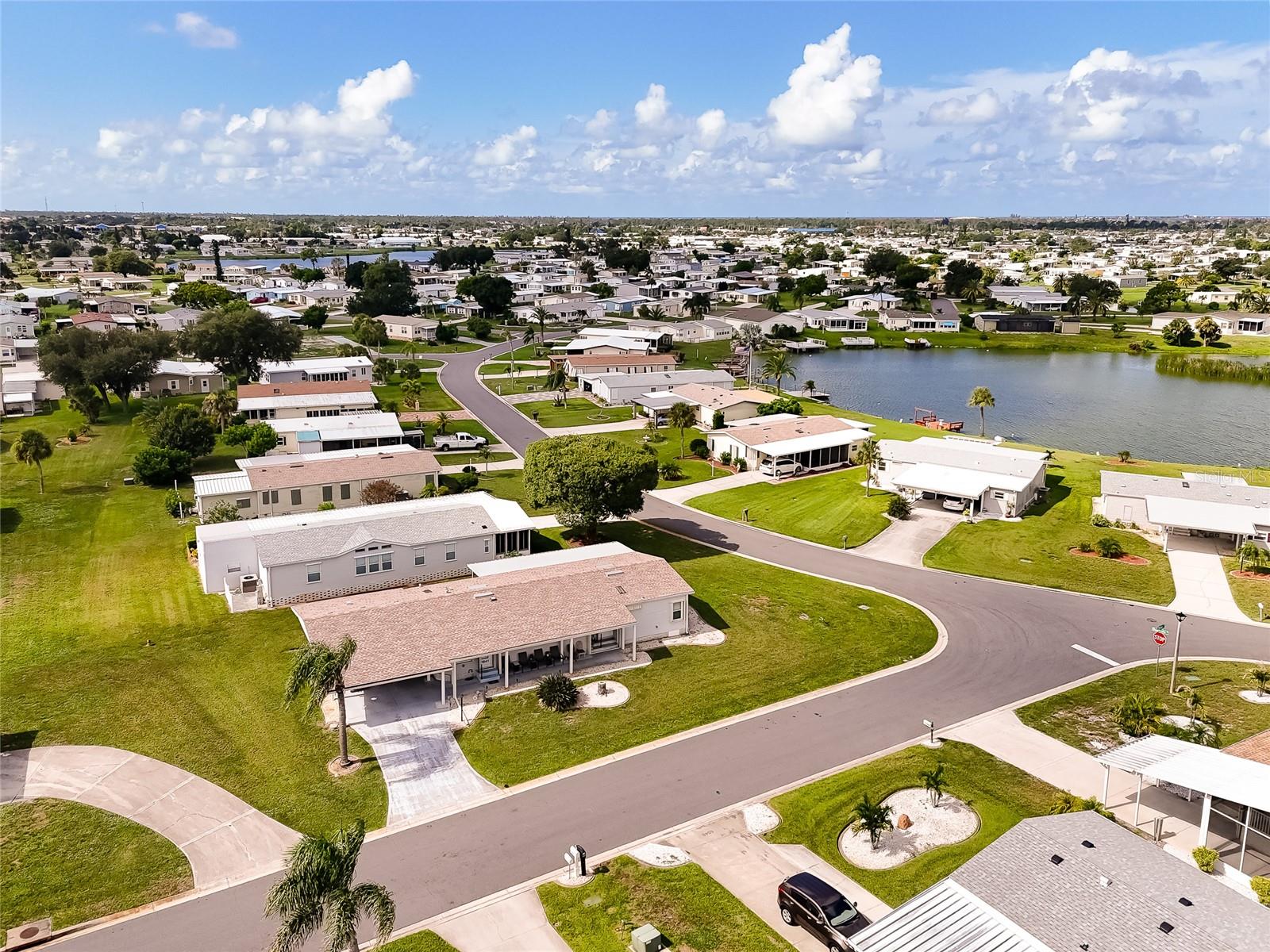 Situated on an over-sized corner lot
