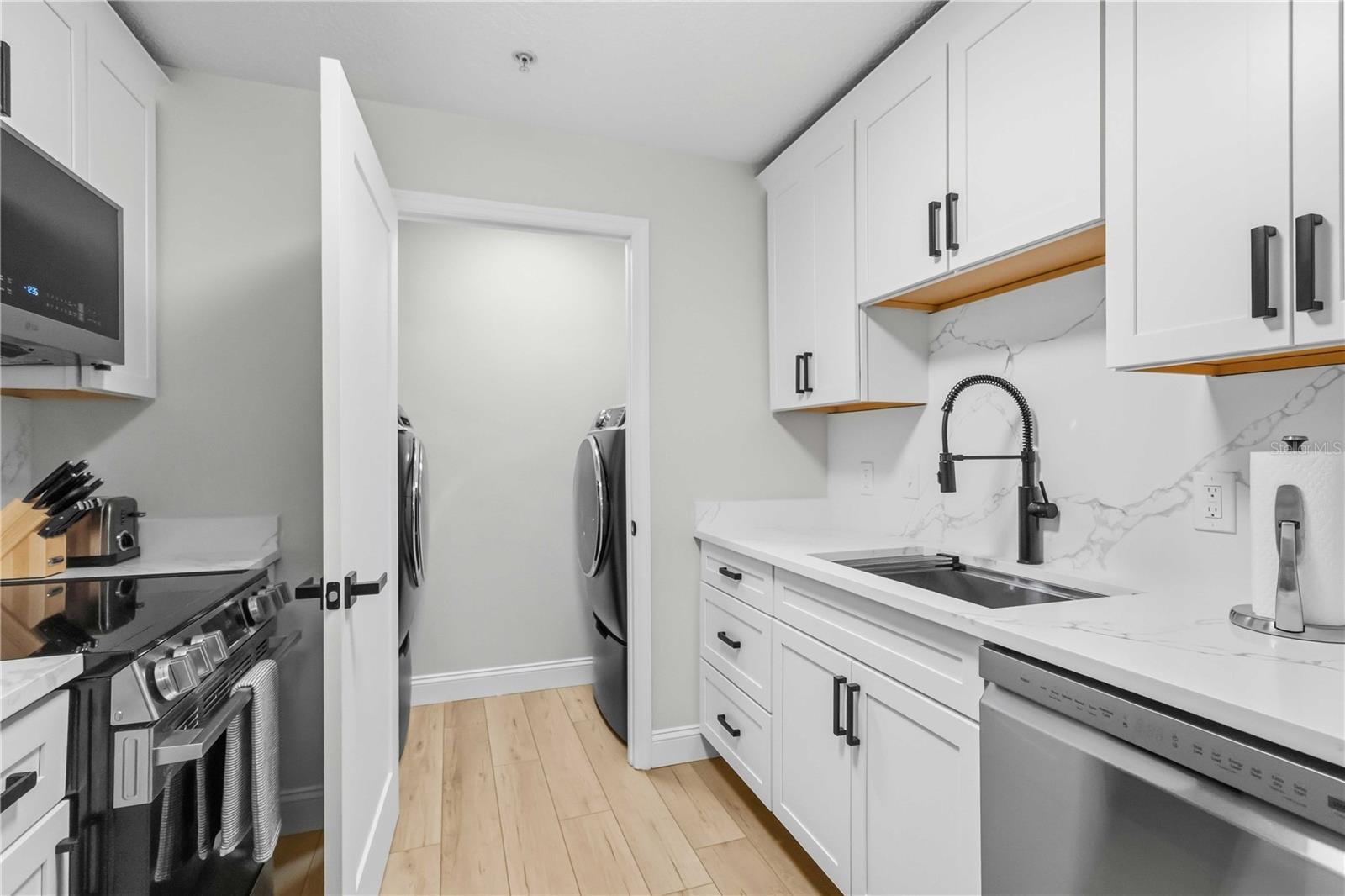 In unit laundry room