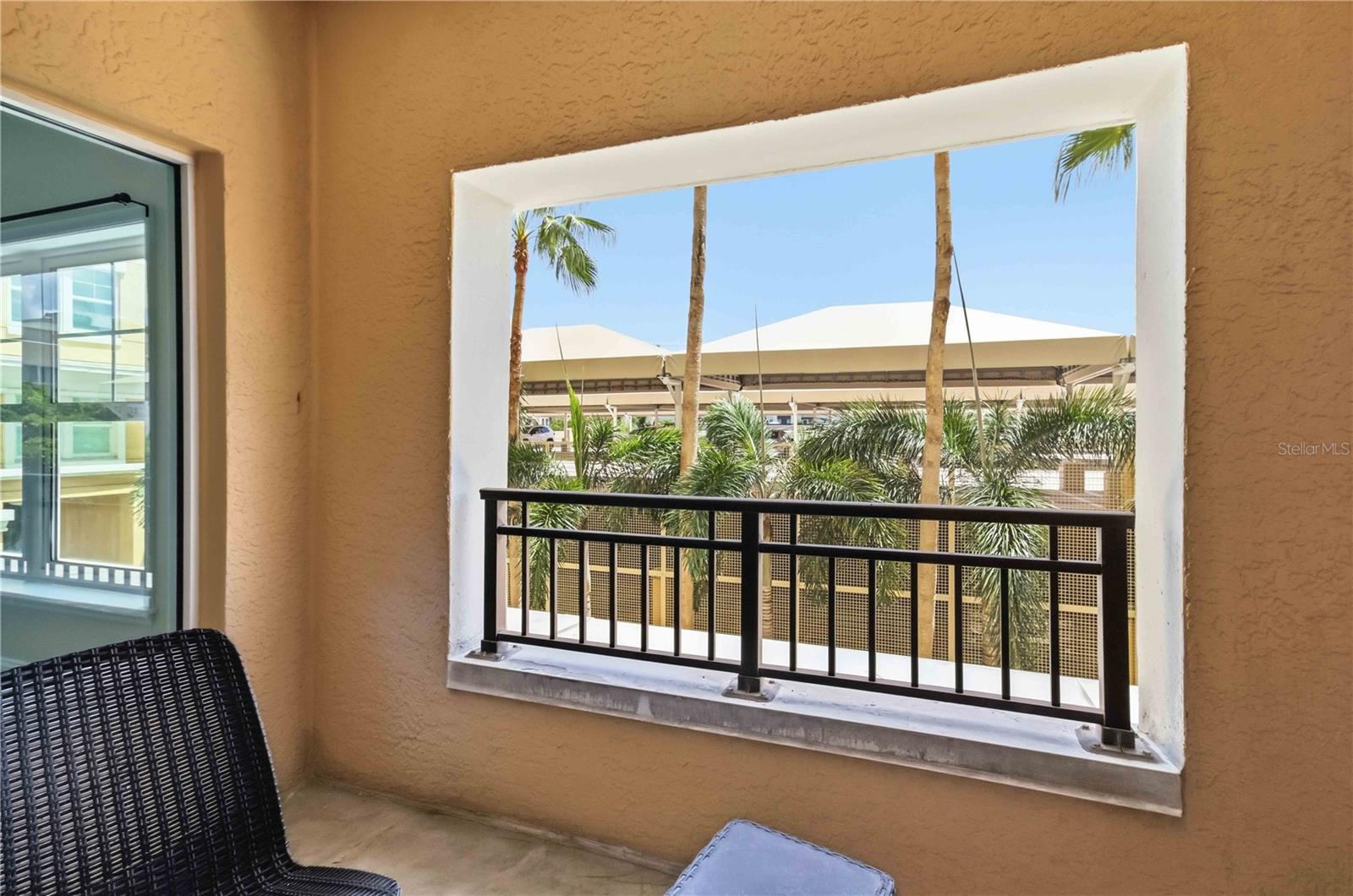 Secure/private balcony